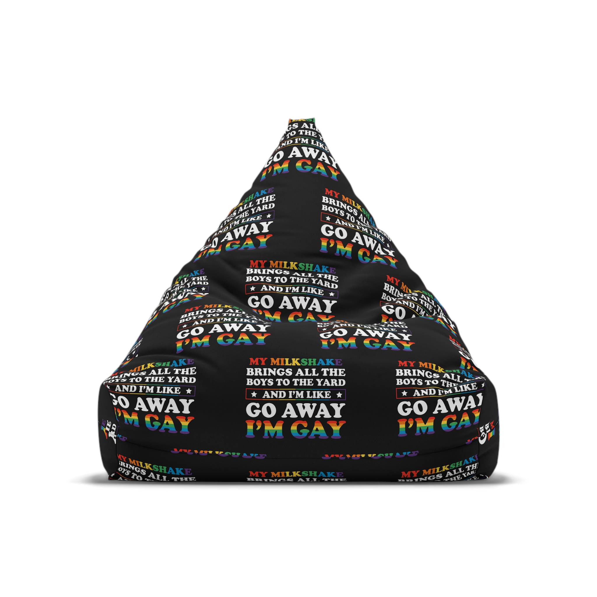 Pride Gay Lgbt Rainbow Tshirt Design Bean Bag Chair Cover - Image 5