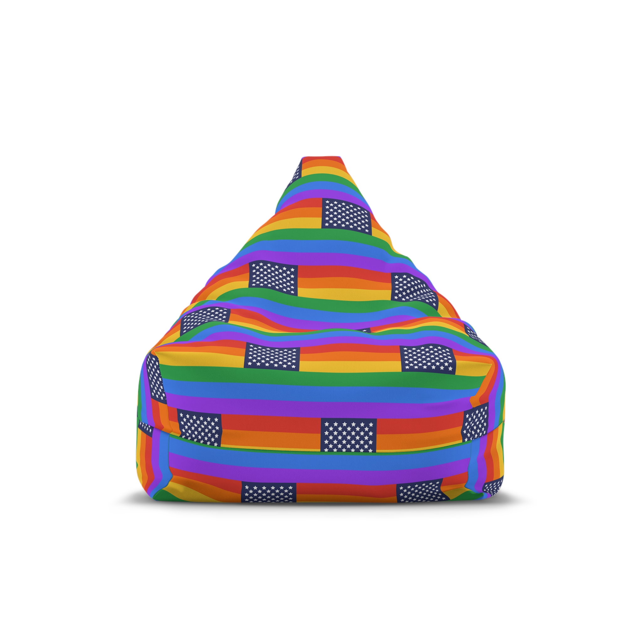 Lgbt Pride Month June Lesbian Gay Bisexual Transgender Lgbtq Flag Rainbow Vector (1) Bean Bag Chair Cover