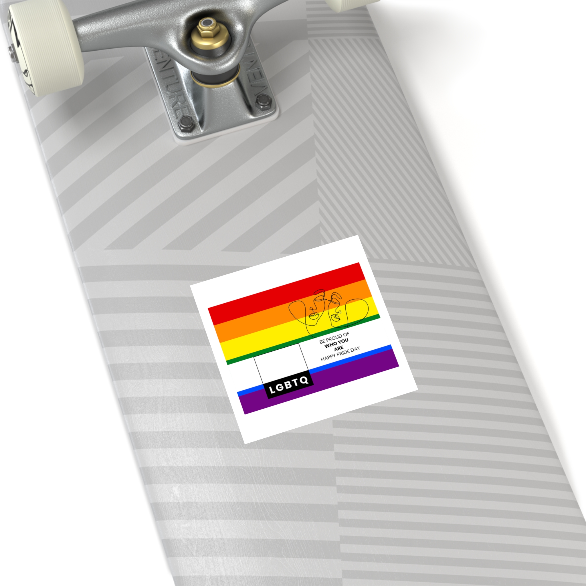 Lgbtq Pride Month Celebration Banner Poster Card Design Vector Illustration Laminate Stickers Square - Image 20