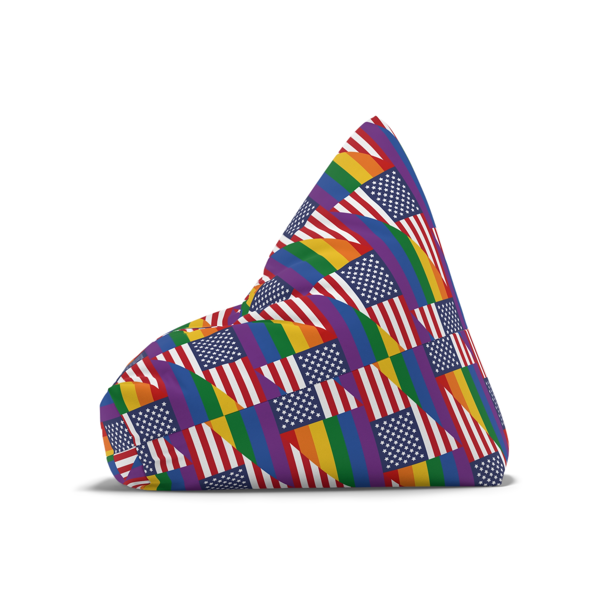 Lgbt Pride Month June Lesbian Gay Bisexual Transgender Lgbtq Flag Rainbow Vector(2) (1) Bean Bag Chair Cover - Image 8