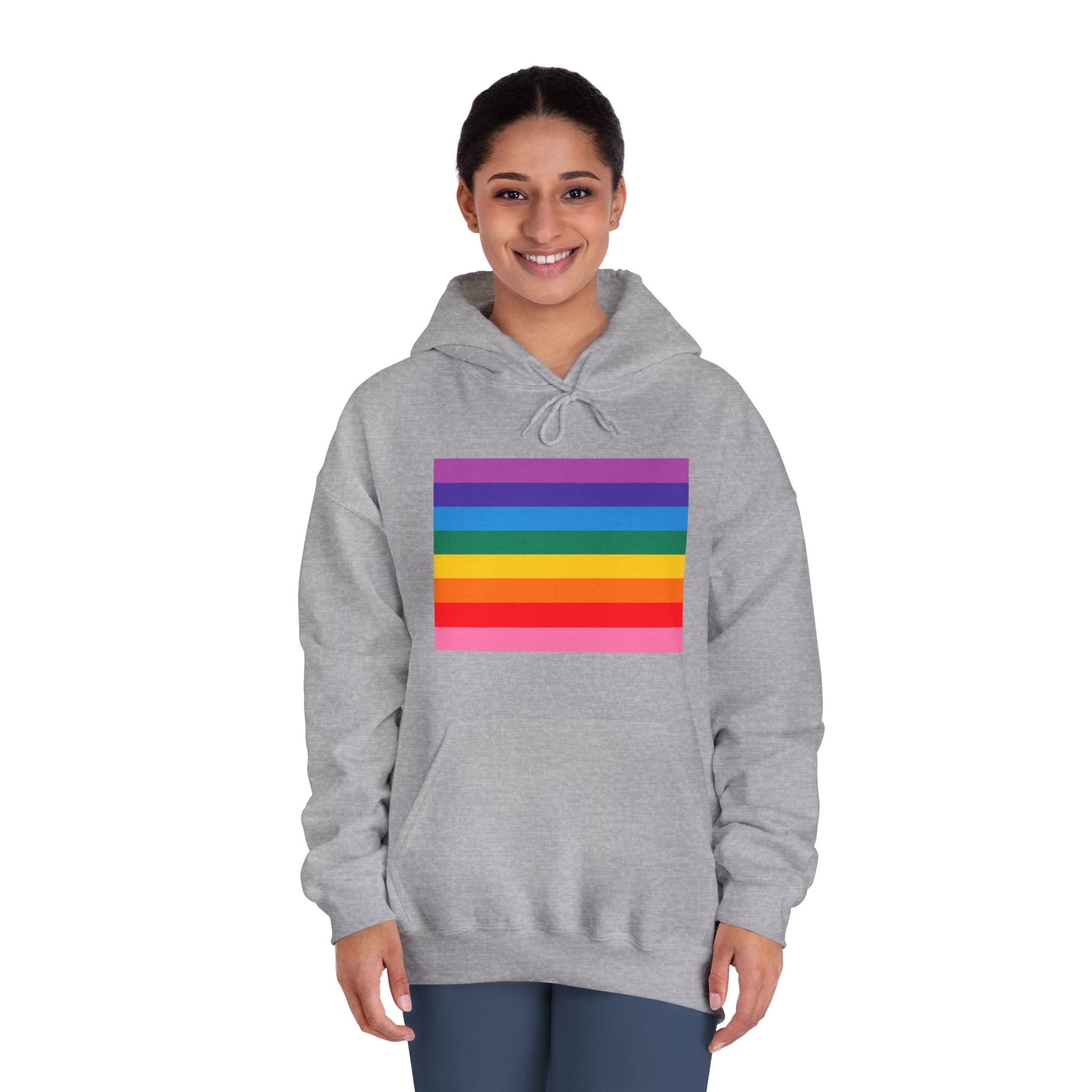Pride Love Freedom Lgbtq Lgbt Heart Rainbow Love Wins Gay Lesbian Trans Homo Homosexual Colors Flag Diversity Parade Unisex Dryblend Hooded Sweatshirt - Image 16