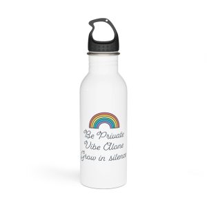 Good Thoughts Quotes Print Stainless Steel Water Bottle