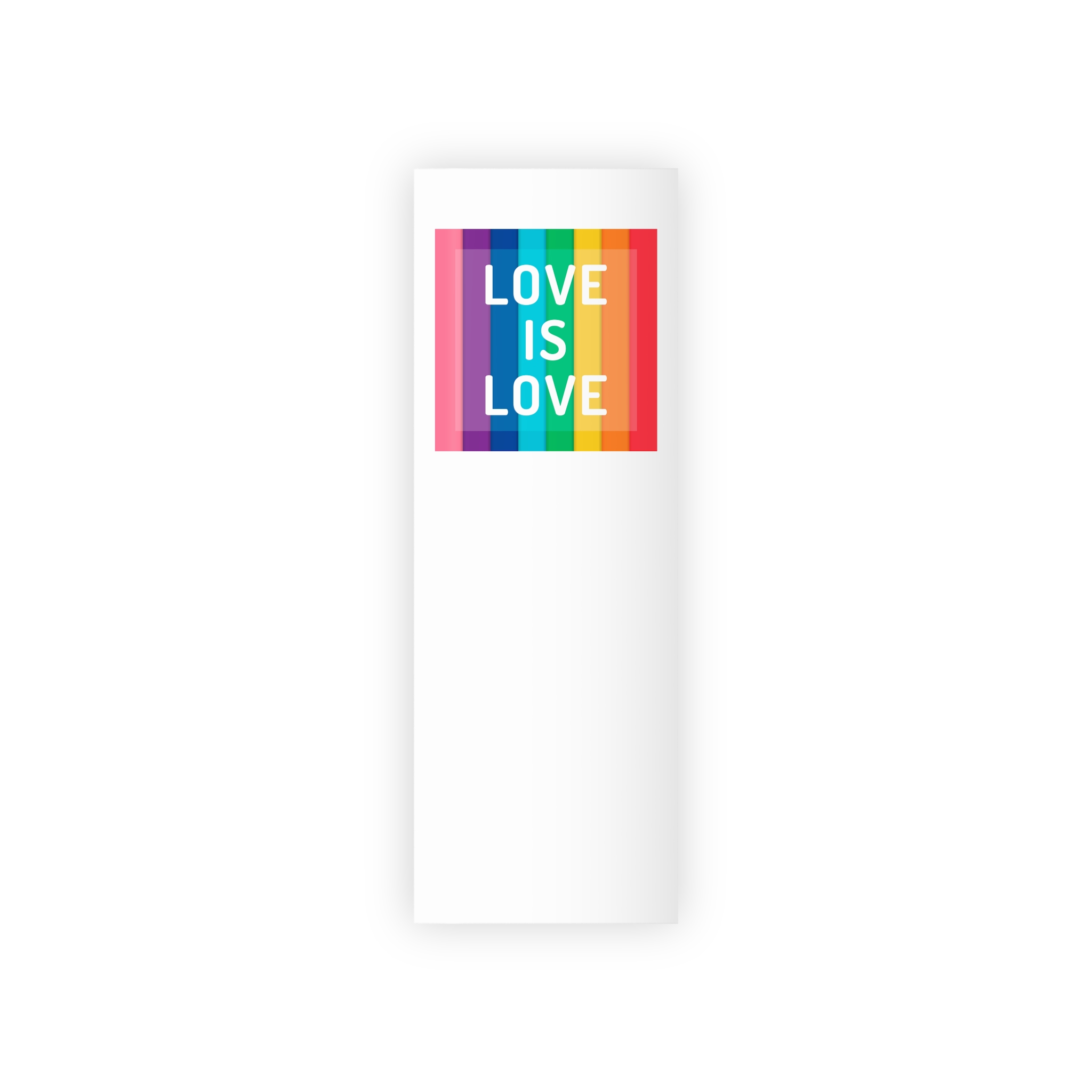 Rainbow Colored Background With Love Is Love Concept Pride Month Gift Wrapping Paper Rolls 1pc - Image 5