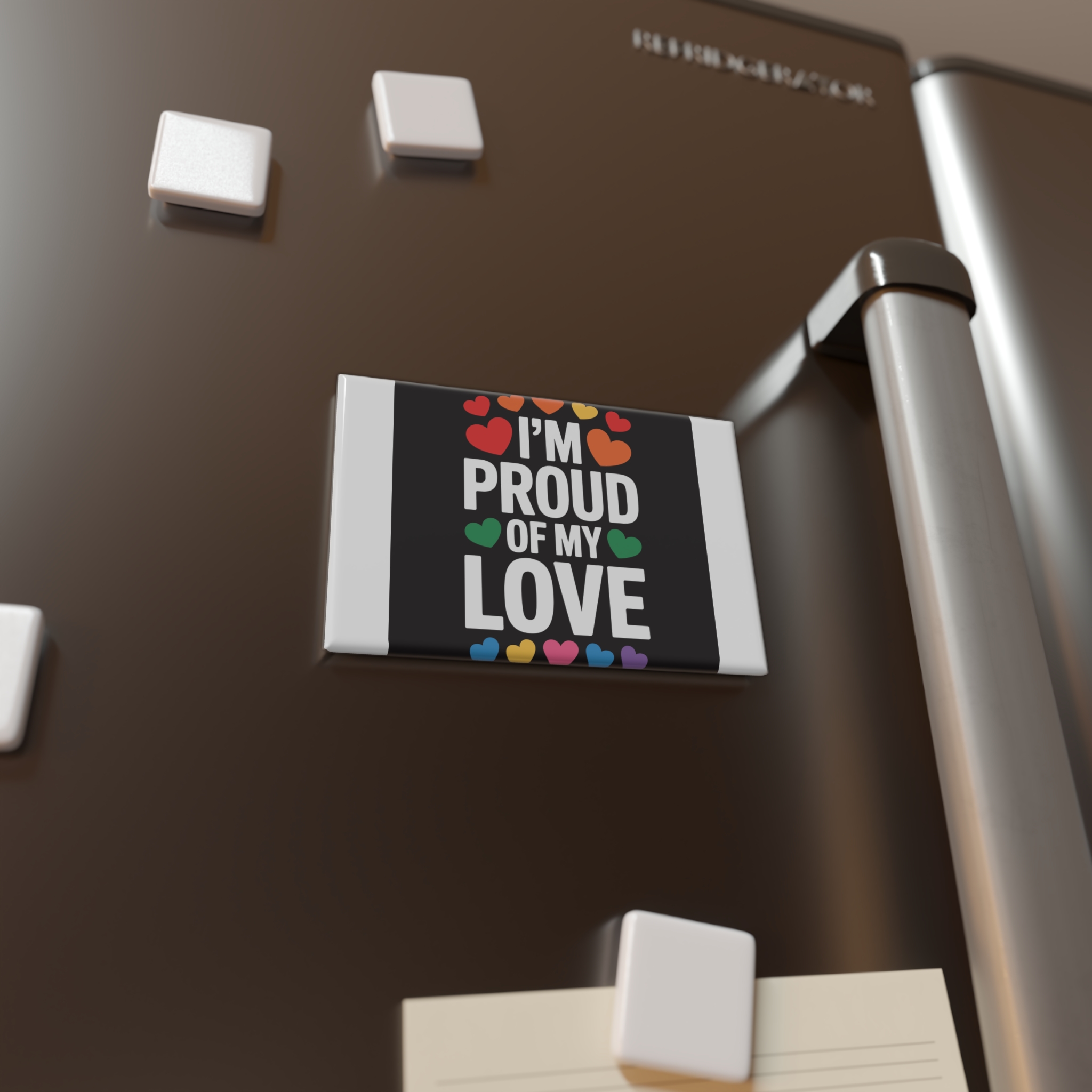 Lesbian Pride Design E2362C Button Magnet Rectangle 1 And 10 Pcs - Image 8