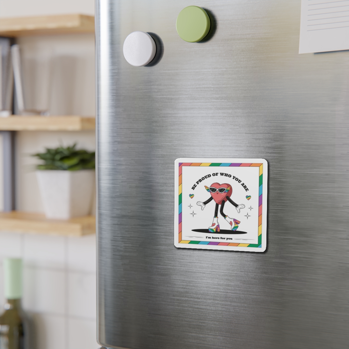 Hand Drawn Illustration Pride Month Celebration(1) Die Cut Magnets - Image 6