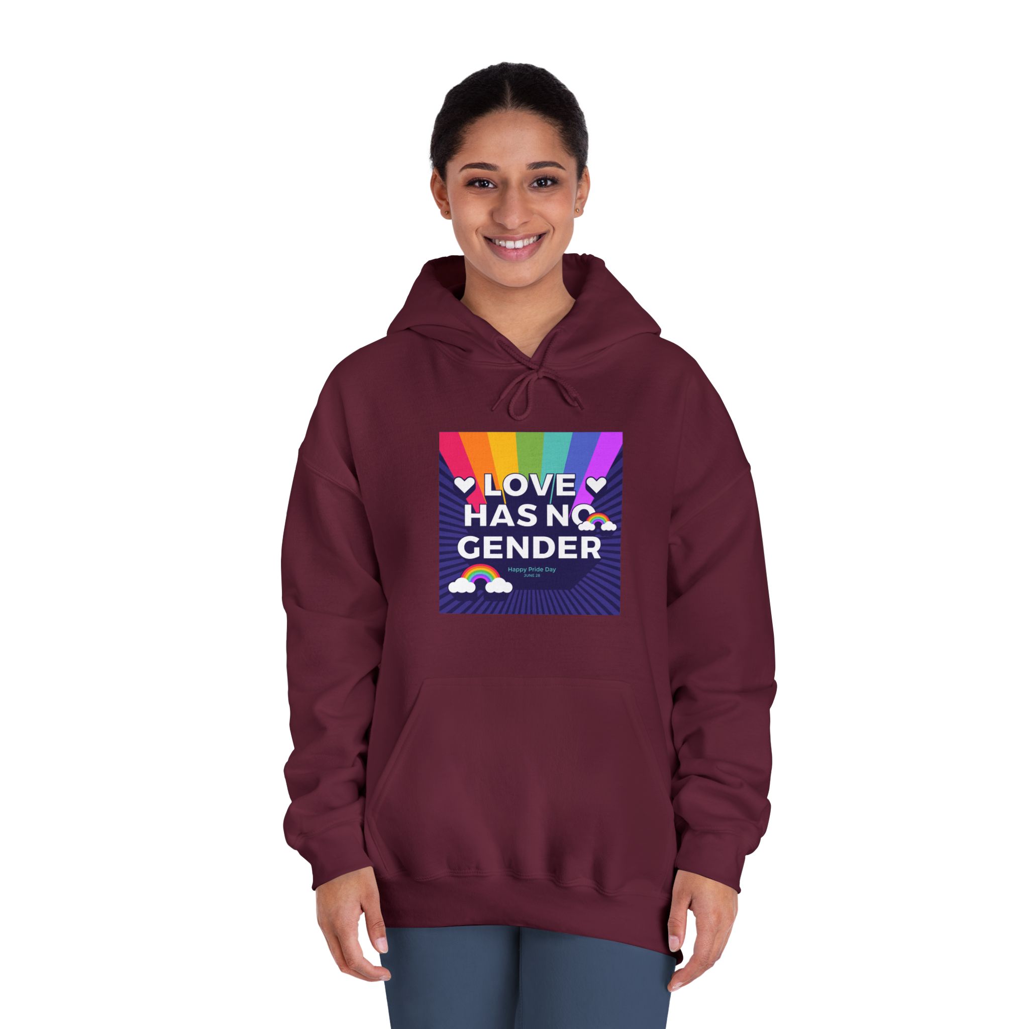 Pride Day Concept(3) Unisex Dryblend Hooded Sweatshirt - Image 20