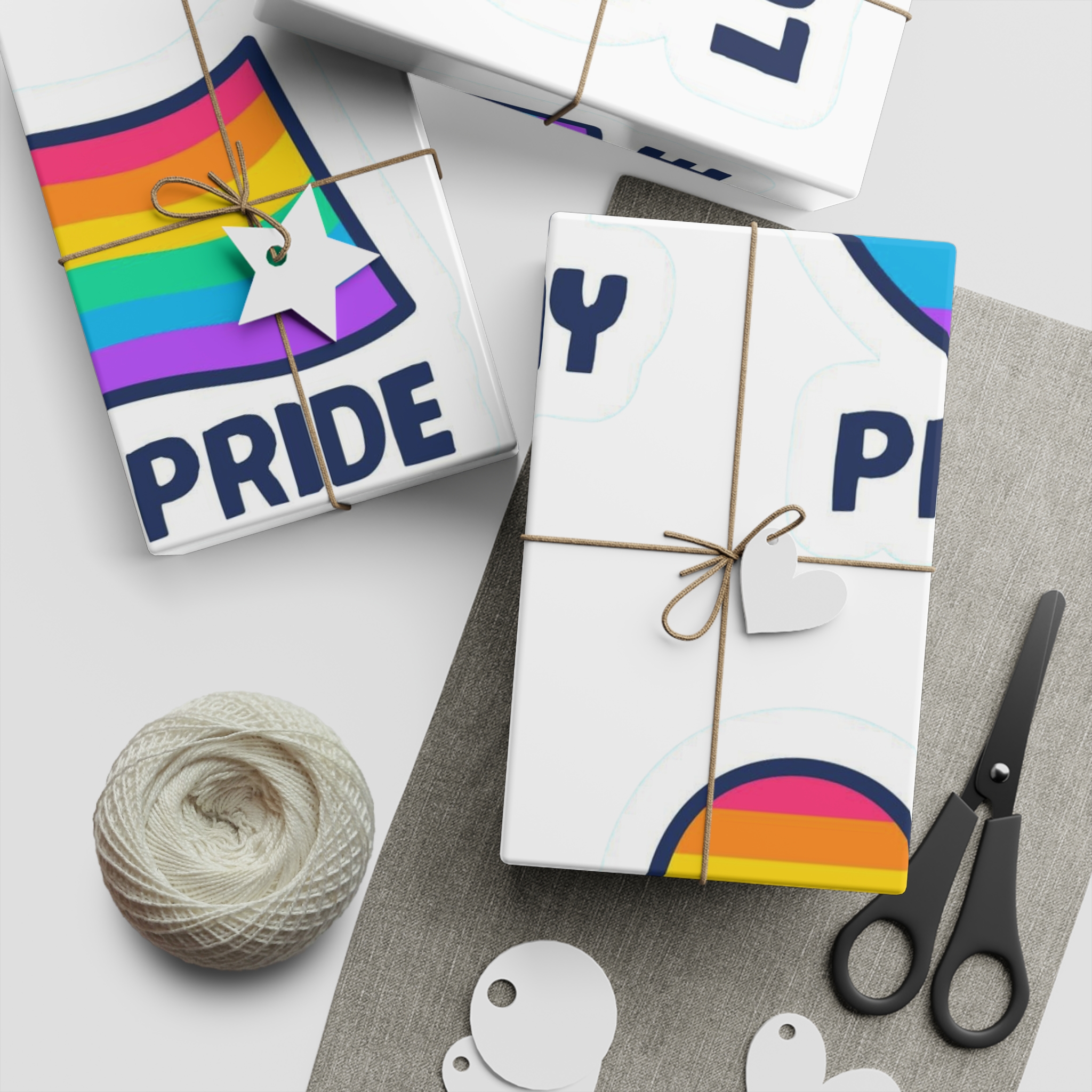 Pride Day Lables Collection Gift Wrapping Paper Sheets 1pc - Image 5