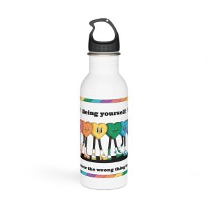 Illustration Pride Month Celebration Stainless Steel Water Bottle