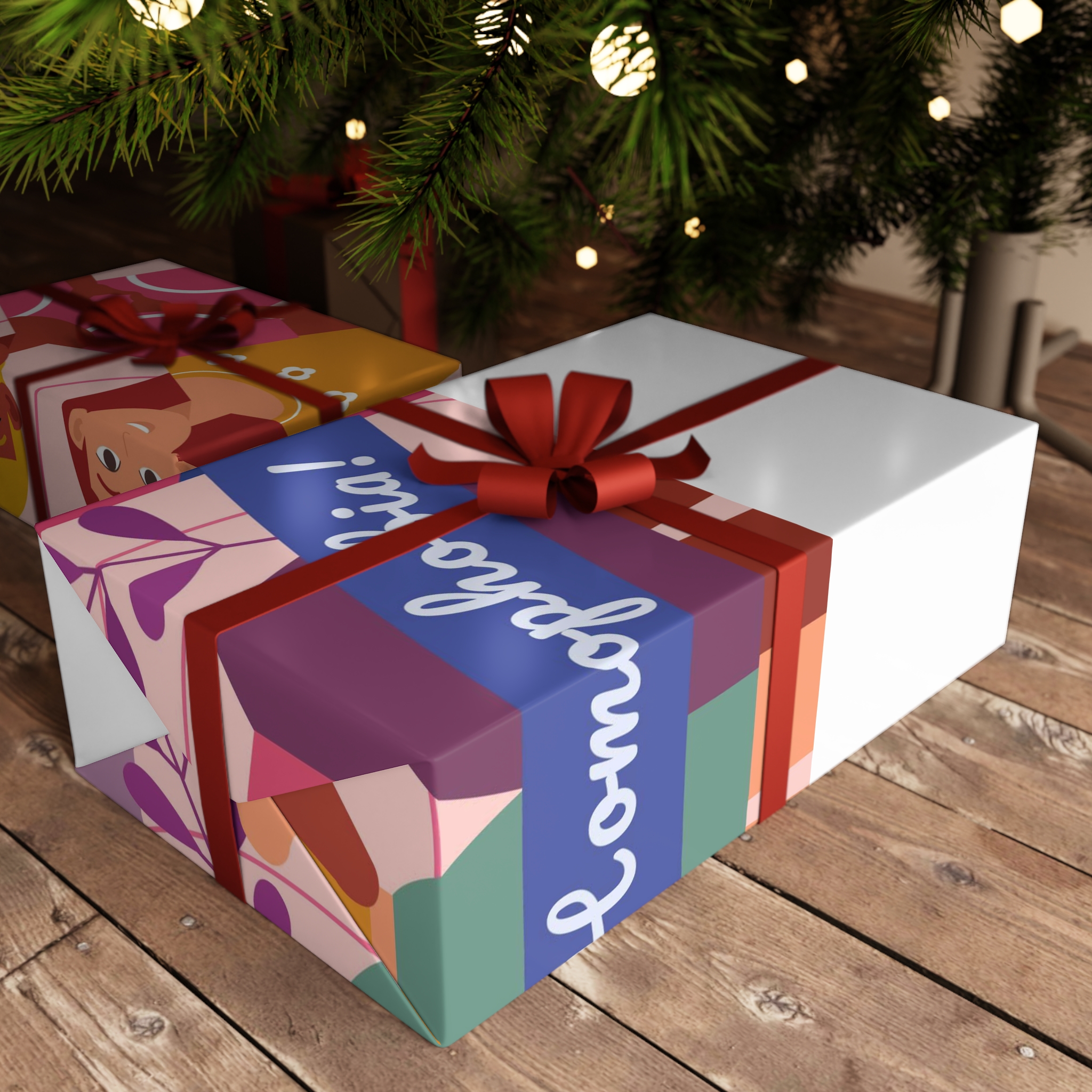 Lesbian Pride Design FE588C Gift Wrapping Paper Sheets 1pc - Image 3