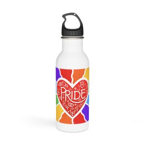 Pride Day Concept Illustration Stainless Steel Water Bottle