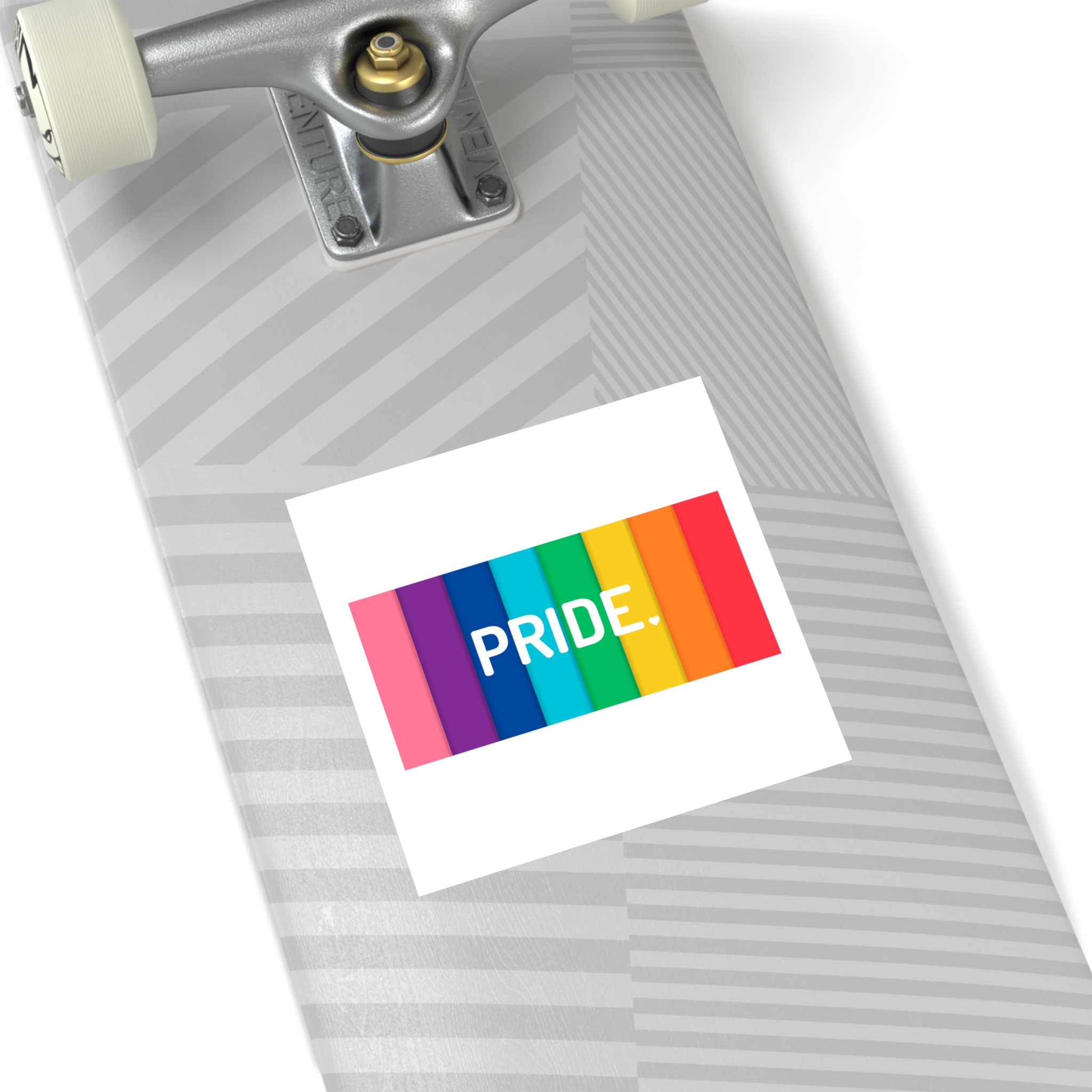 Rainbow Colored Background With Pride Concept Pride Month Laminate Stickers Square - Image 48