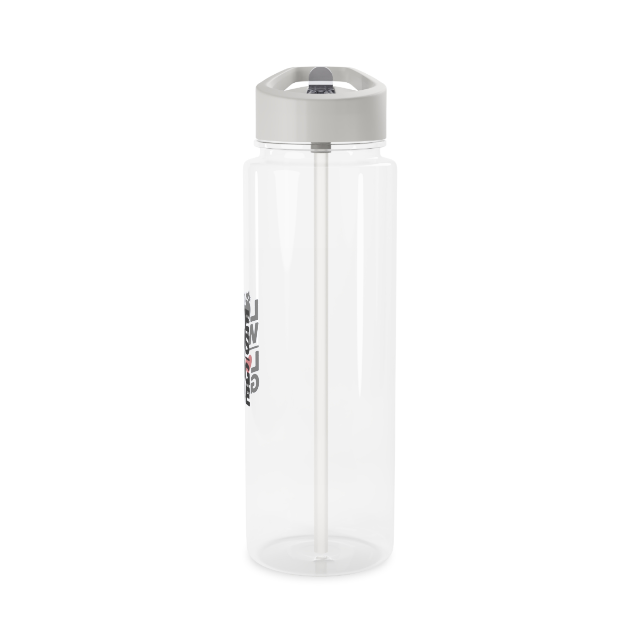Love Wins Long Game With Black Cat Heart Illustration Tritan Water Bottle - Image 7