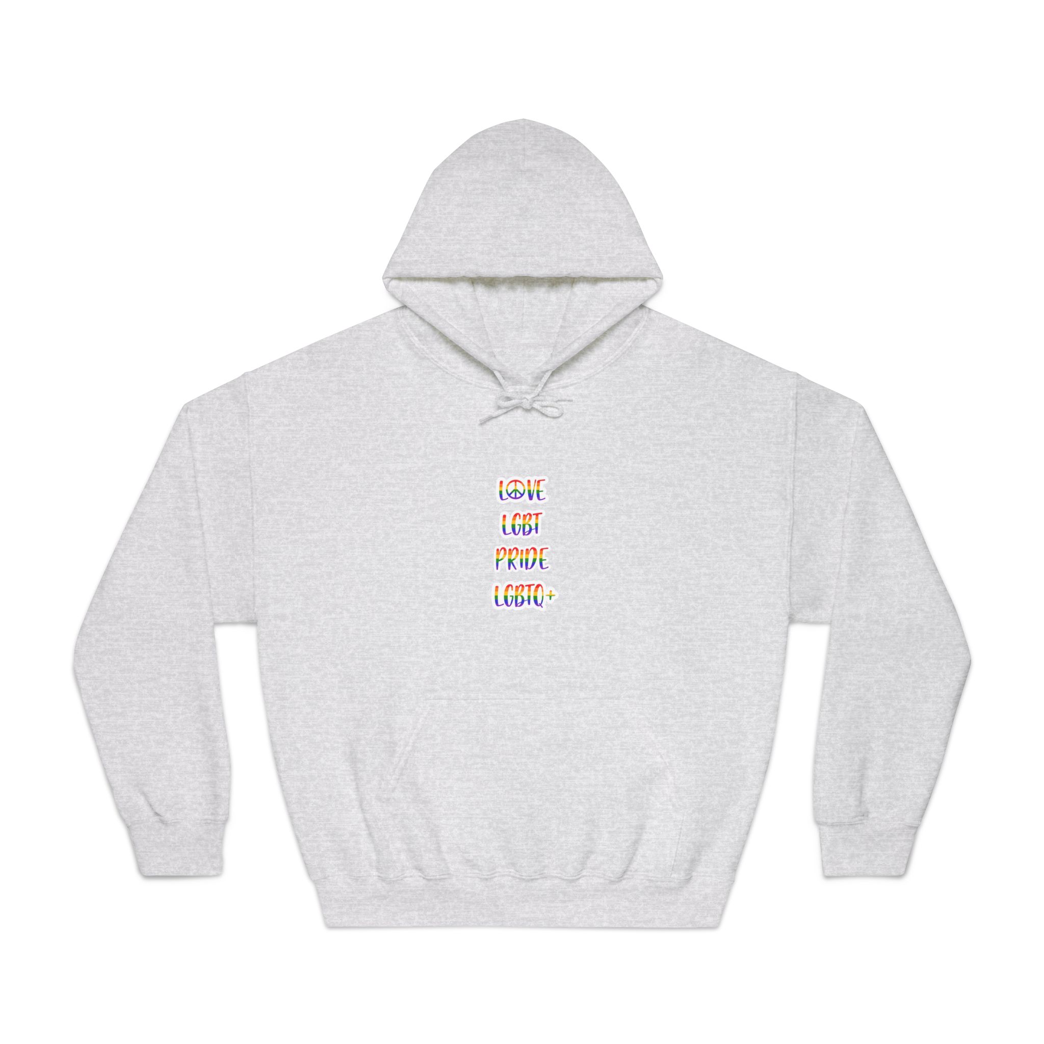 Lgbt Pride Month June Poster Card Banner Background Vector Illustration Unisex Dryblend Hooded Sweatshirt - Image 5
