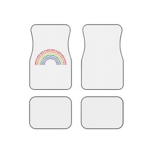 Pride Lgbtq Gay Typography Vector Tshirt Design(1) Car Mats Set Of 4