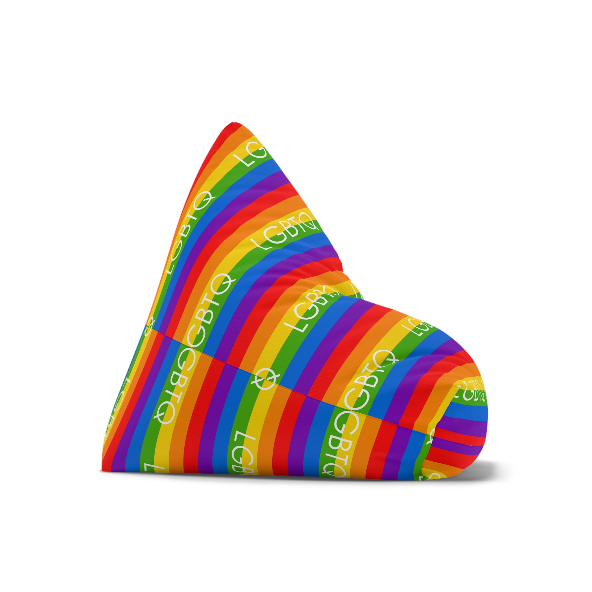 Lesbian Gay Bisexual Transgender Queer Flag Rainbow Pride Flag Lgbtq Bean Bag Chair Cover - Image 7