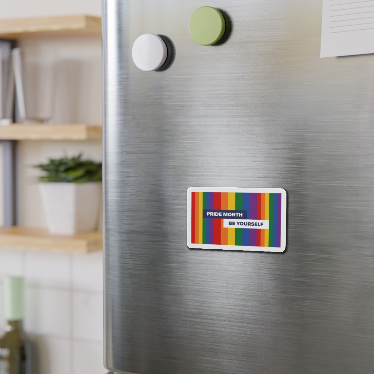 Lgbt Pride Month June Lesbian Gay Bisexual Transgender Lgbtq Flag Rainbow Vector2 Die Cut Magnets - Image 6