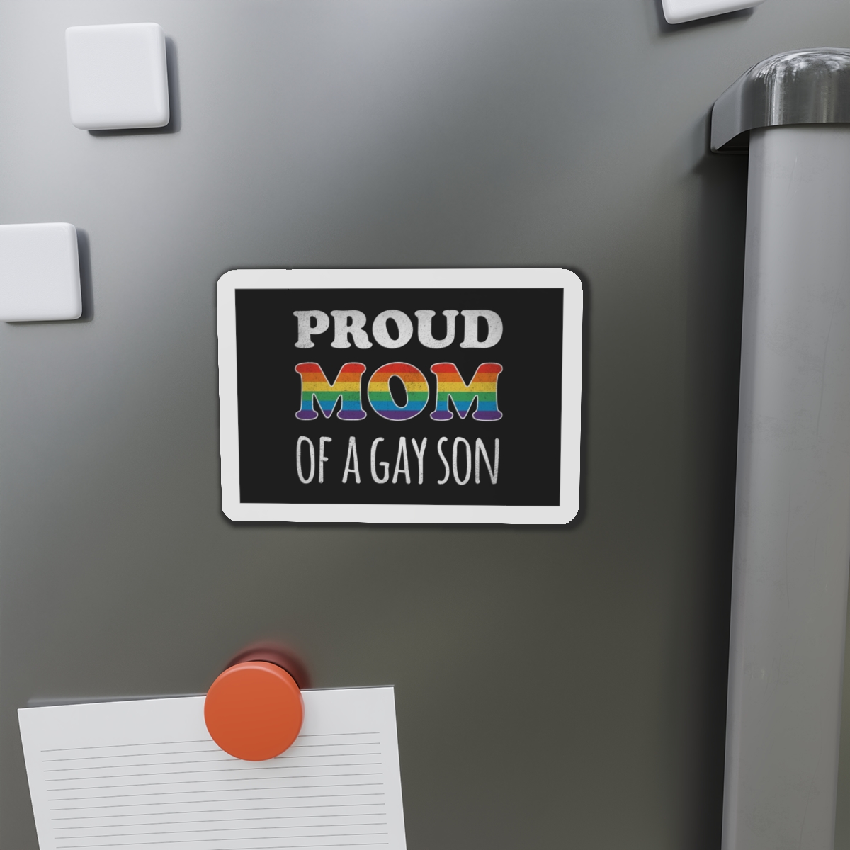Mother Day Pride Rainbow Typography Vector Premium T Shirt(4) Die Cut Magnets - Image 11