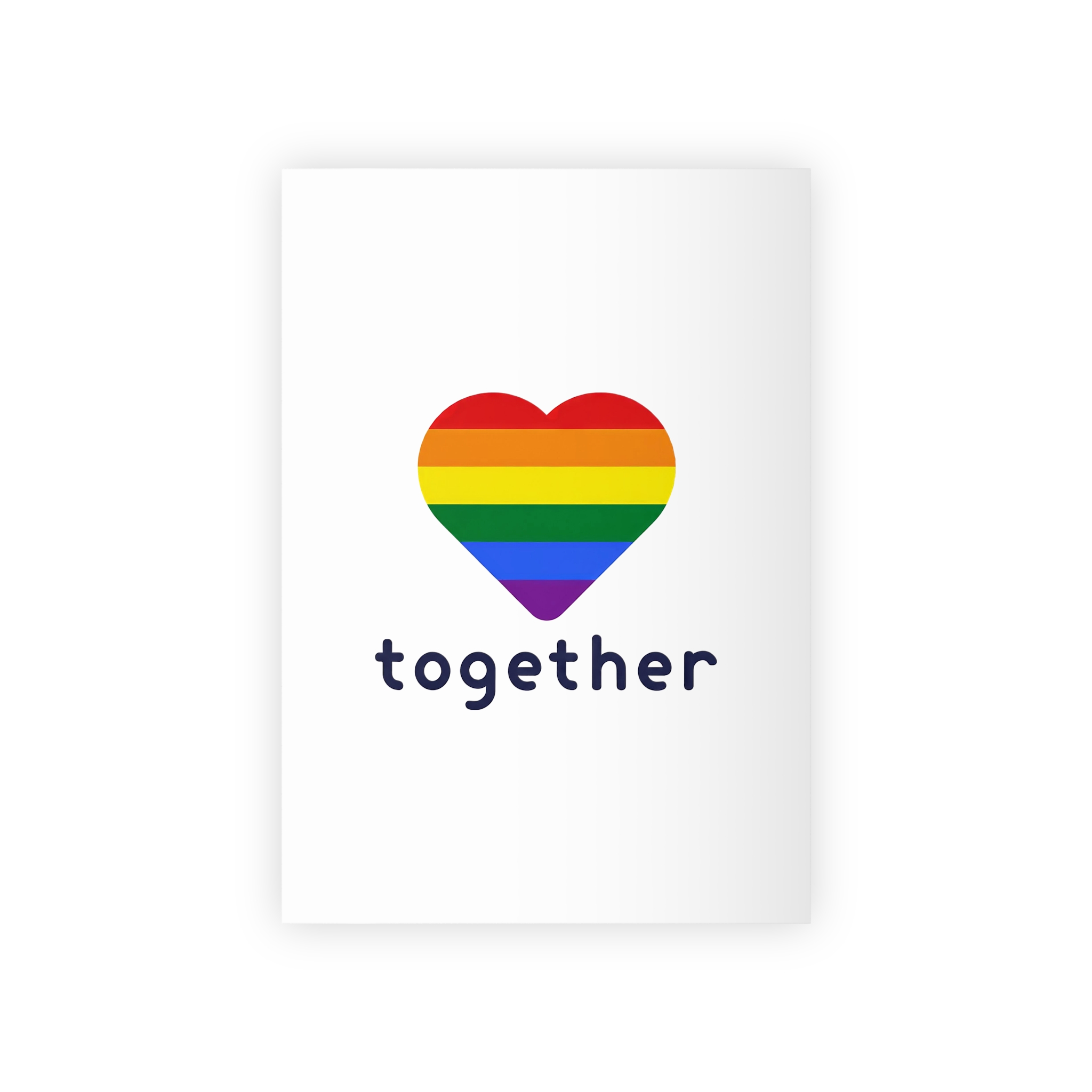 Lgbt Flag With Textlgbt Flag With Text Gift Wrapping Paper Rolls 1pc