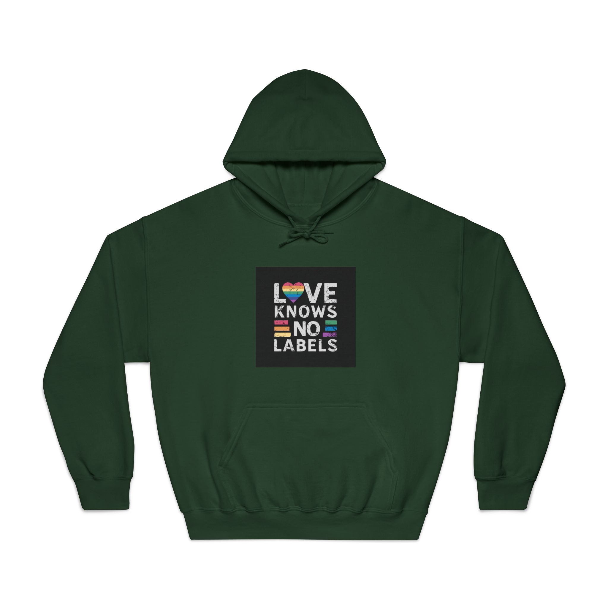 Love Knows No Labels Happy Pride Month Unisex Dryblend Hooded Sweatshirt - Image 21