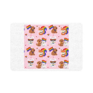 Lesbian Pride Design F6321F Pet Food Mat 12x18