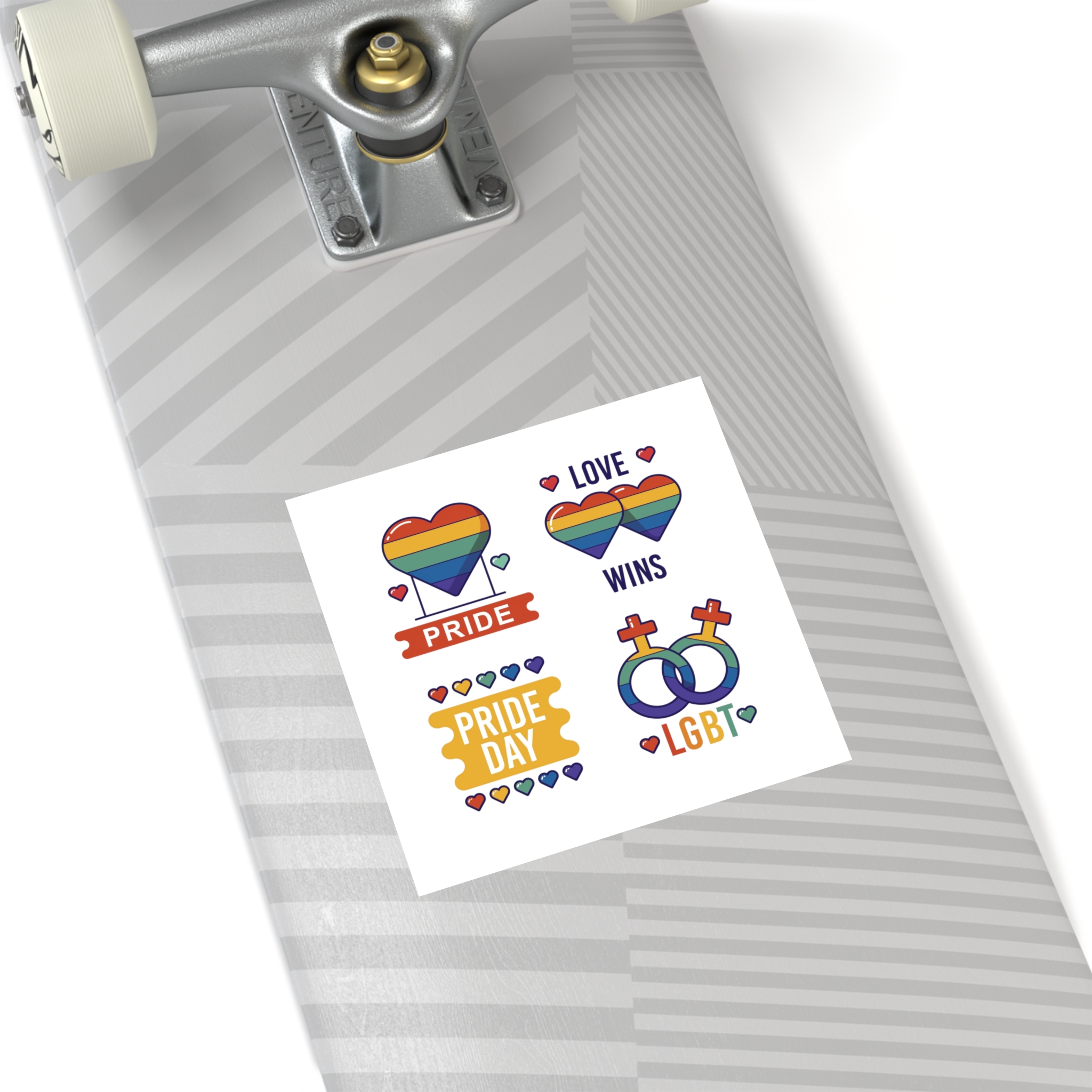 Pride Day Label Collection Concept Laminate Stickers Square - Image 76