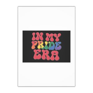 Word I My Rainbow Gift Wrapping Paper Sheets 1pc