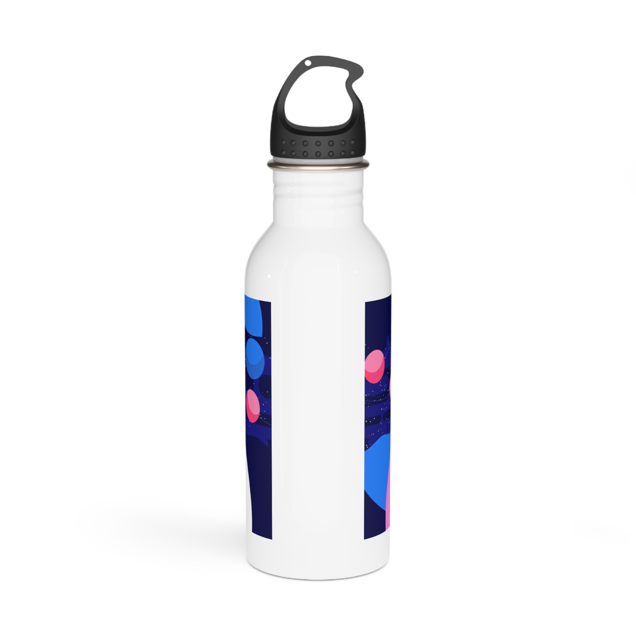 Lesbian Pride Design 4C2A53 Stainless Steel Water Bottle - Image 3