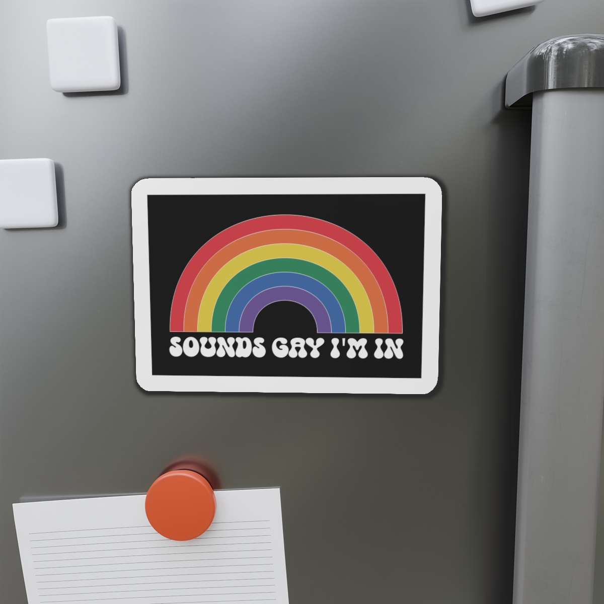 Pride Lgbtq Gay Typography Vector Tshirt Design(4) Die Cut Magnets - Image 14