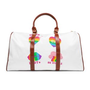 Flat Labels Collection Pride Month Celebration (2) Waterproof Travel Bag