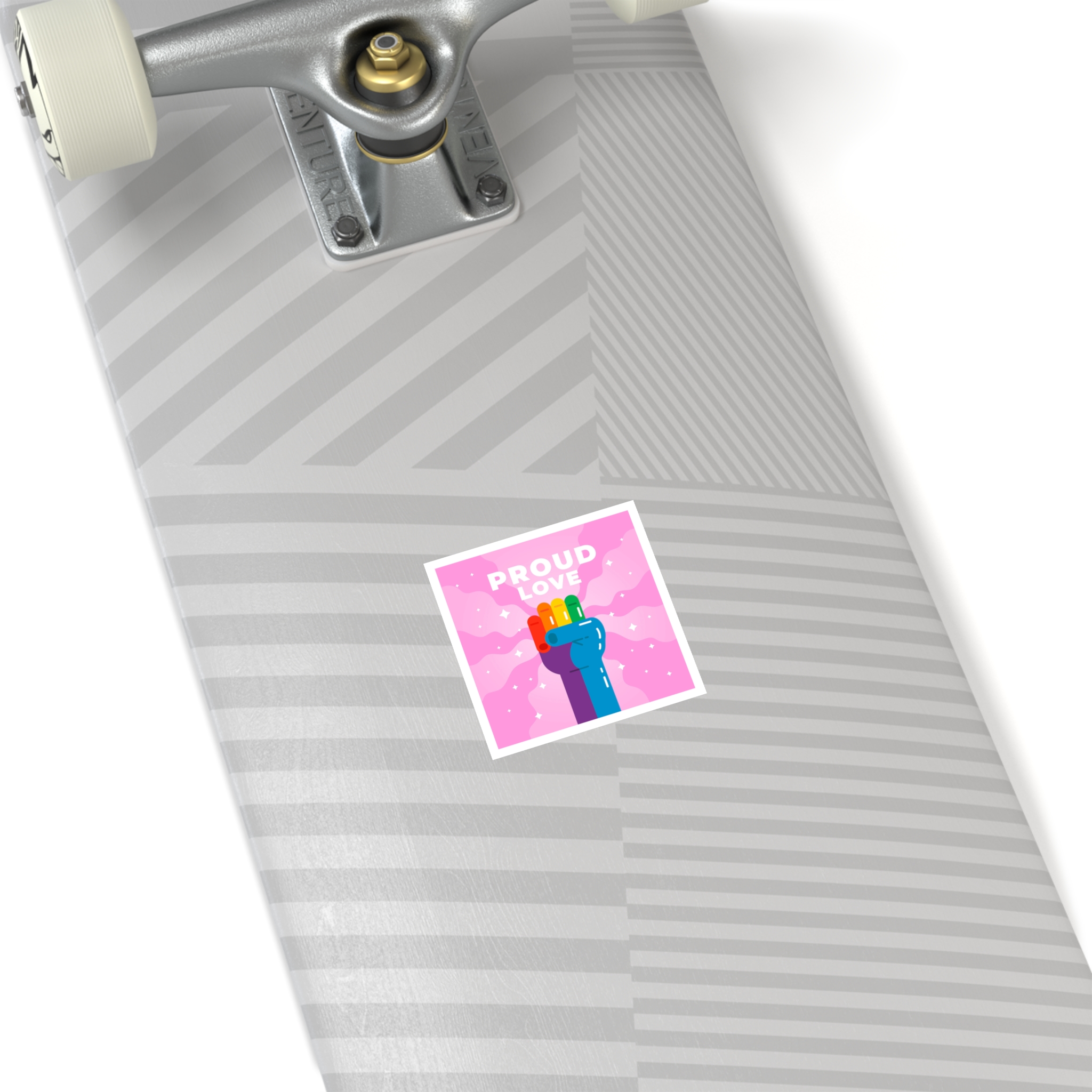 Pride Day Concept(4) Laminate Stickers Square - Image 4