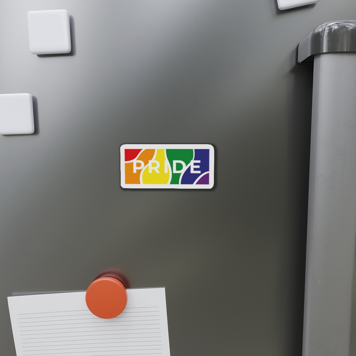 Gay Pride Month Colors Lgbtq Rainbow Background Tolerance Festival Die Cut Magnets - Image 5