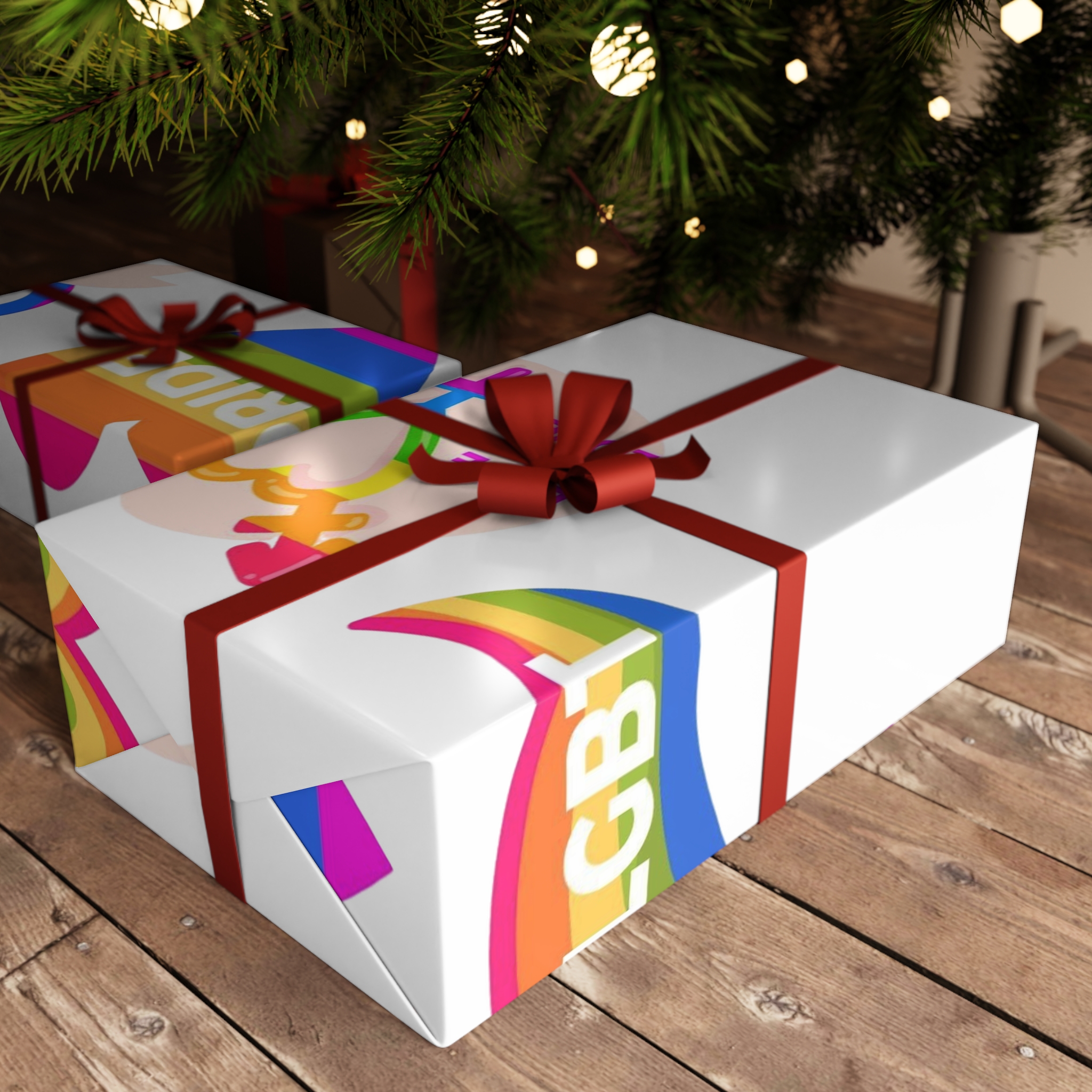 Pride Day Labels Set Gift Wrapping Paper Sheets 1pc - Image 6
