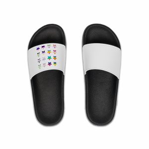 Set Colorful Lgbtq Pride Flag Star Shape Gender Equality Sexual Identity Pride Flags Collection Lgbtqia Community Pride Month Mens Slide Sandals