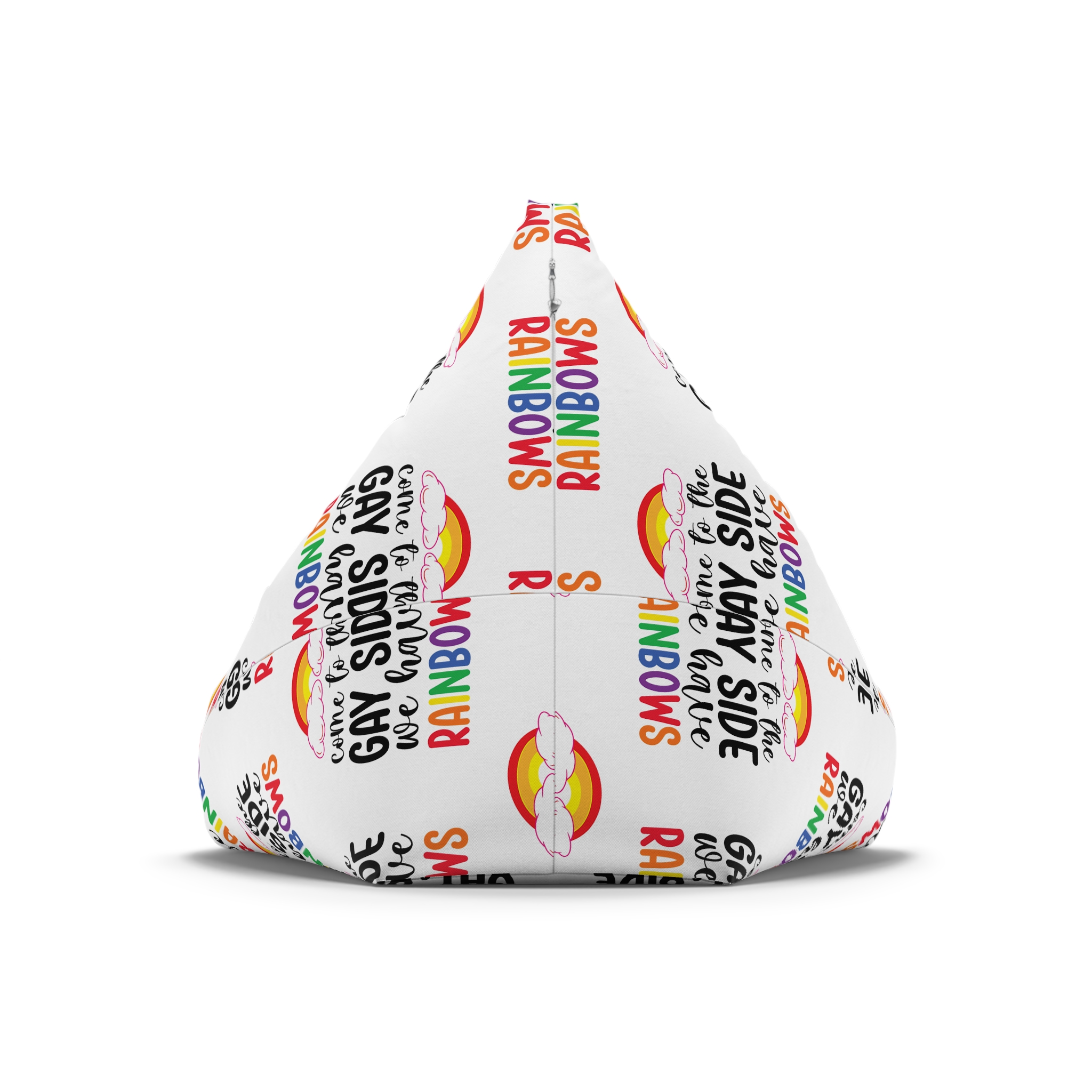 Gay Pride Svg Design Bean Bag Chair Cover - Image 6
