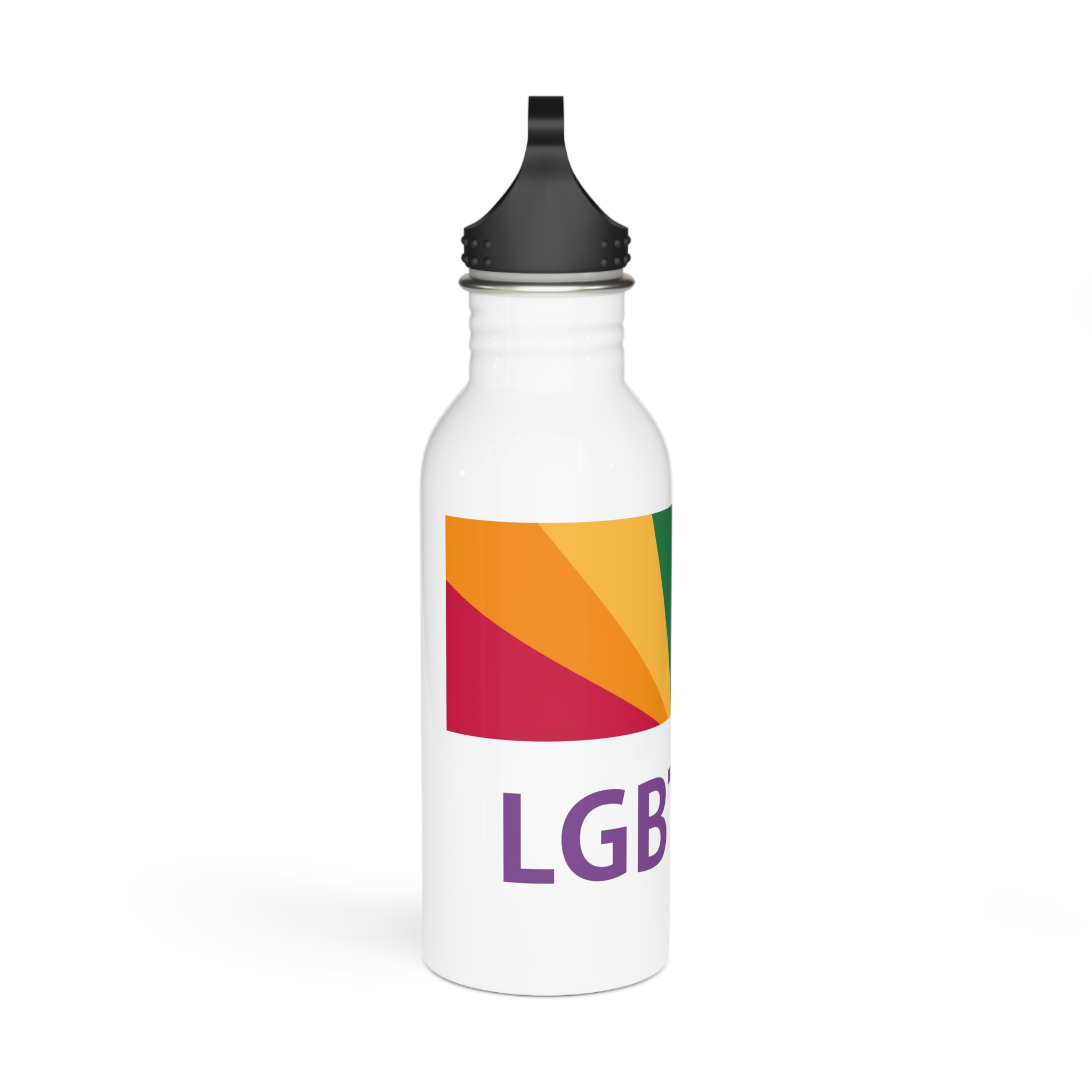 Pride Month Lgbt Horizontal Banner Template Gay Parade Annual Summer Event Stainless Steel Water Bottle - Image 2