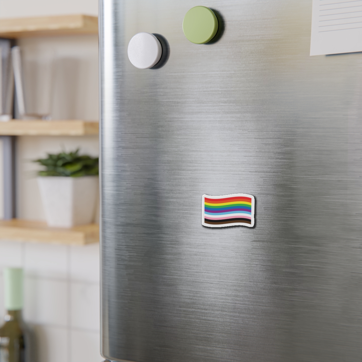 Vector Flat New Lgbtq Flag Die Cut Magnets - Image 3