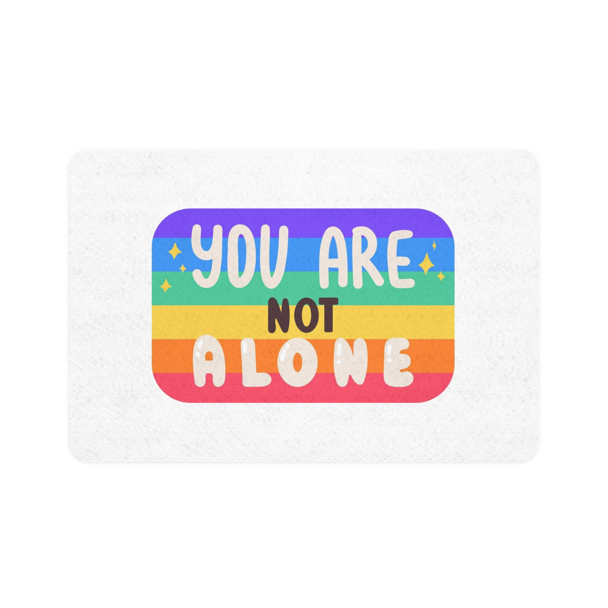 Lgbt Sticker Pack White Background Lgbtq Set Symbol Lgbt Pride Community Rainbow Elements Vector Hand Draw Illustration Hand Drawn Lettering(4) Pet Food Mat 12x18