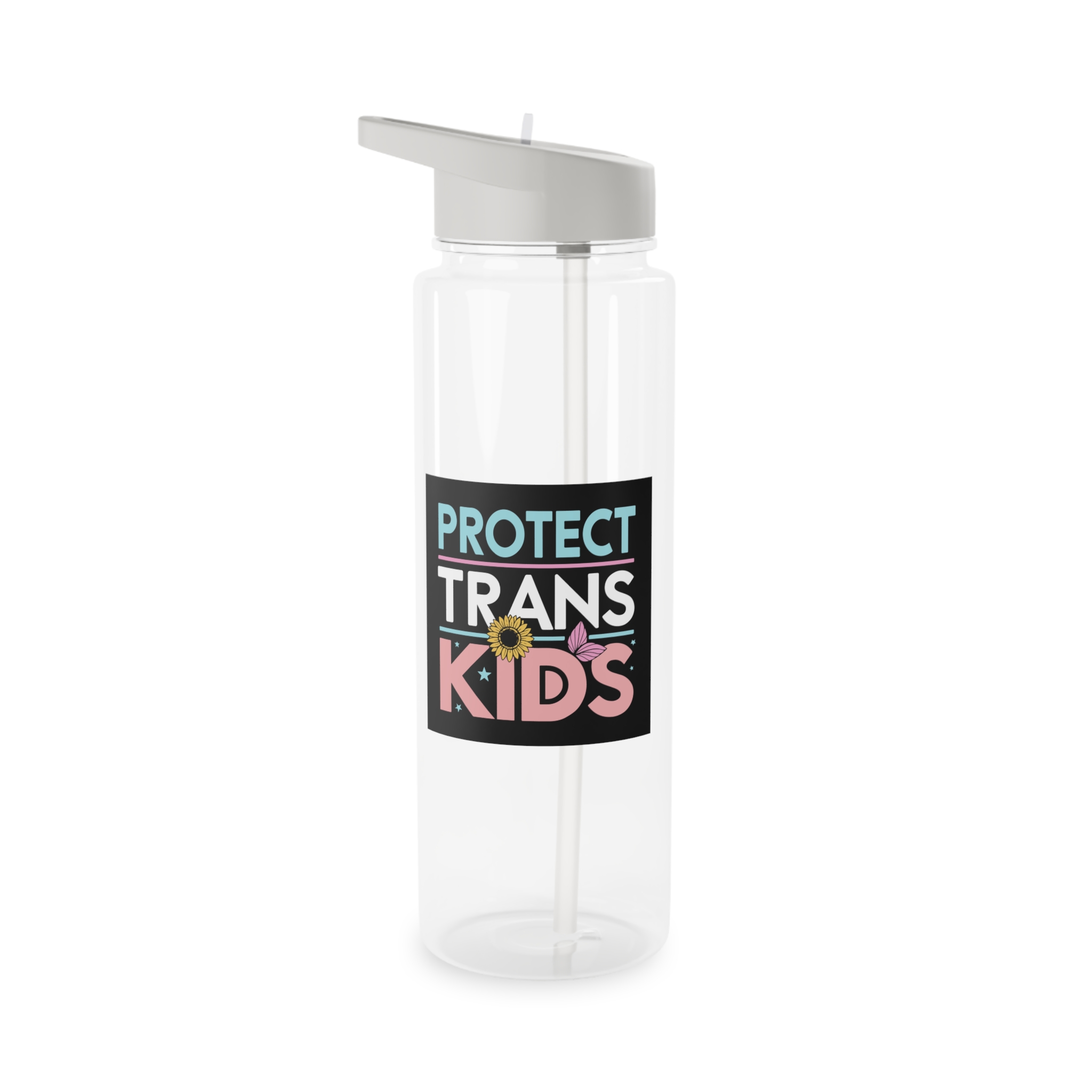 Protect Trans Kids Tritan Water Bottle - Image 5