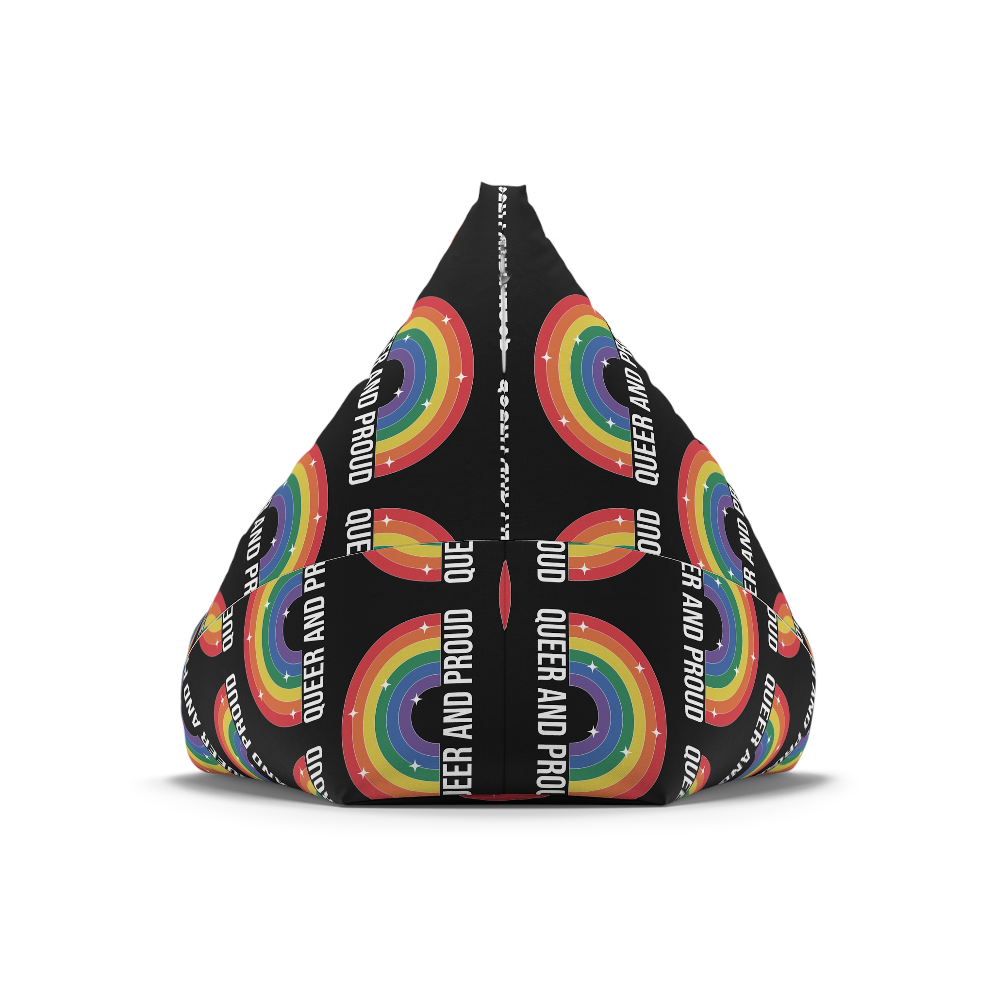 Pride Lgbtq Gay Typography Vector Tshirt Design(10) Bean Bag Chair Cover - Image 6