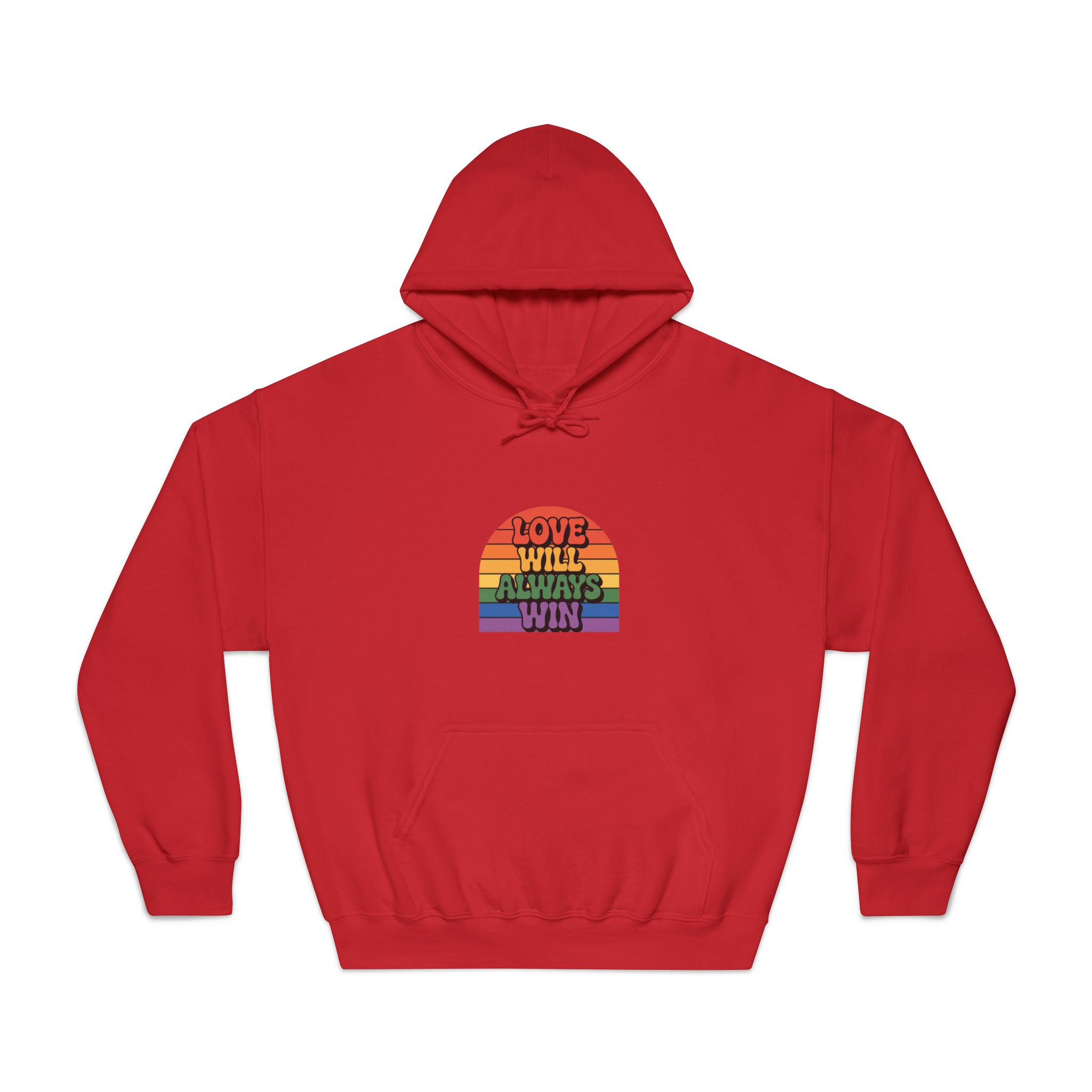 Love Will Always Win Pride Celebration Unisex Dryblend Hooded Sweatshirt - Image 33