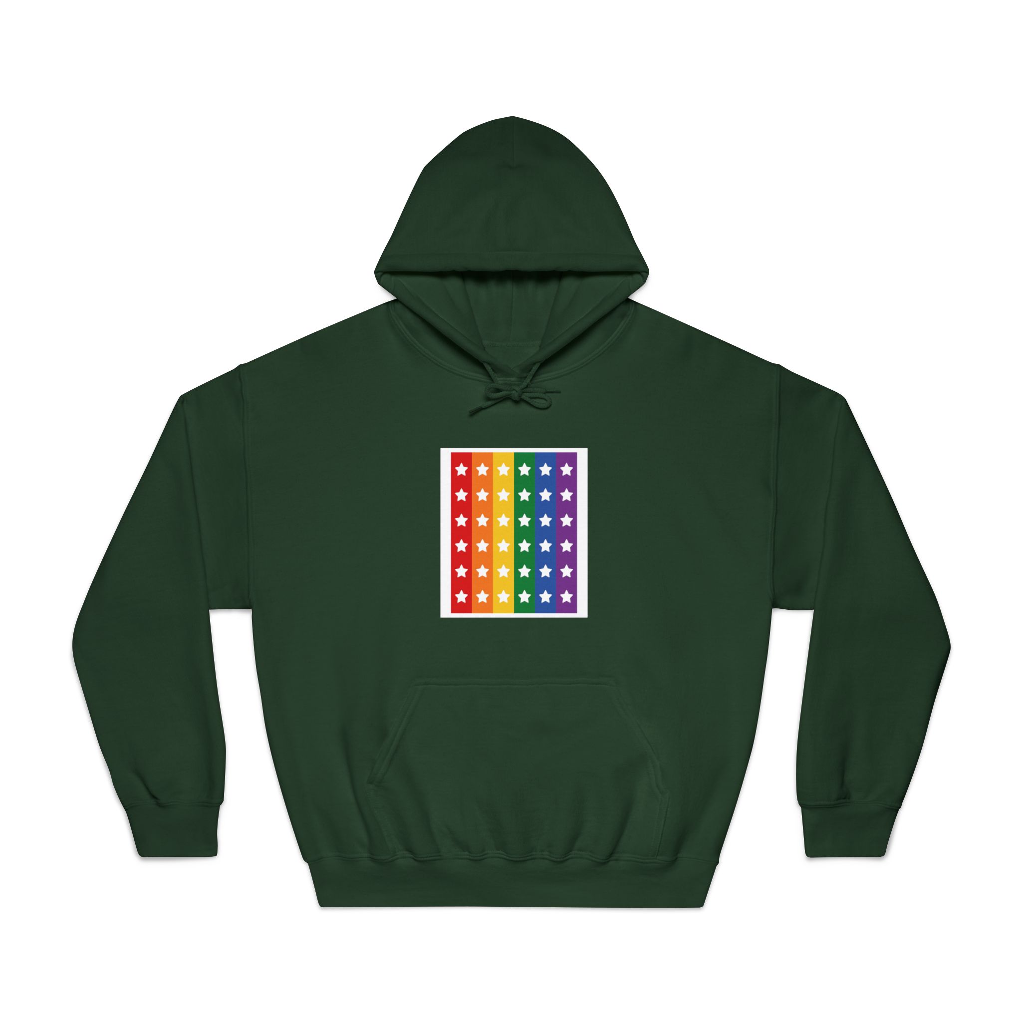 Lgbt Pride Month June Lesbian Gay Bisexual Transgender Lgbtq Flag Rainbow Vector(3) (1) Unisex Dryblend Hooded Sweatshirt - Image 21