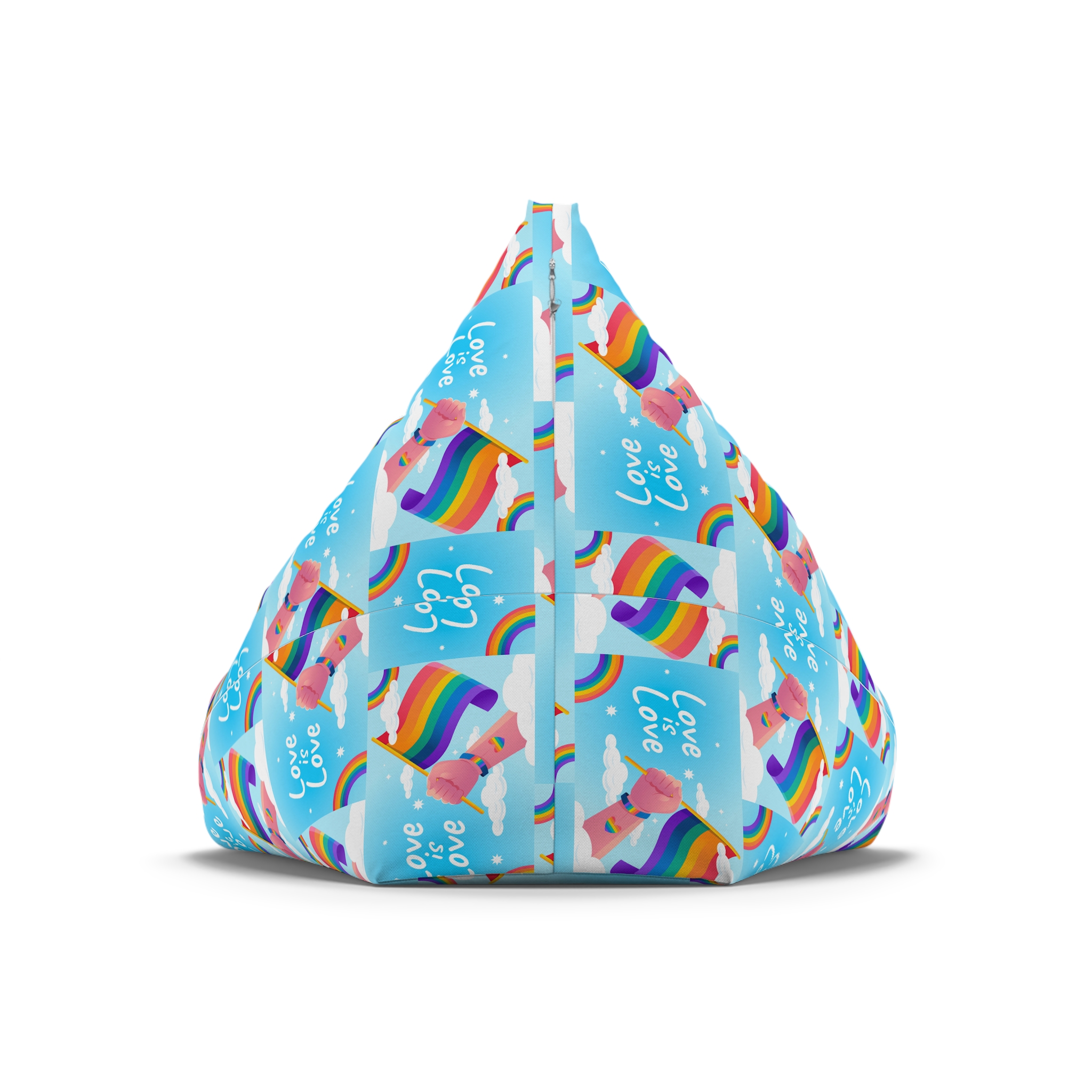 Gradient Background Pride Month Celebration Bean Bag Chair Cover - Image 6