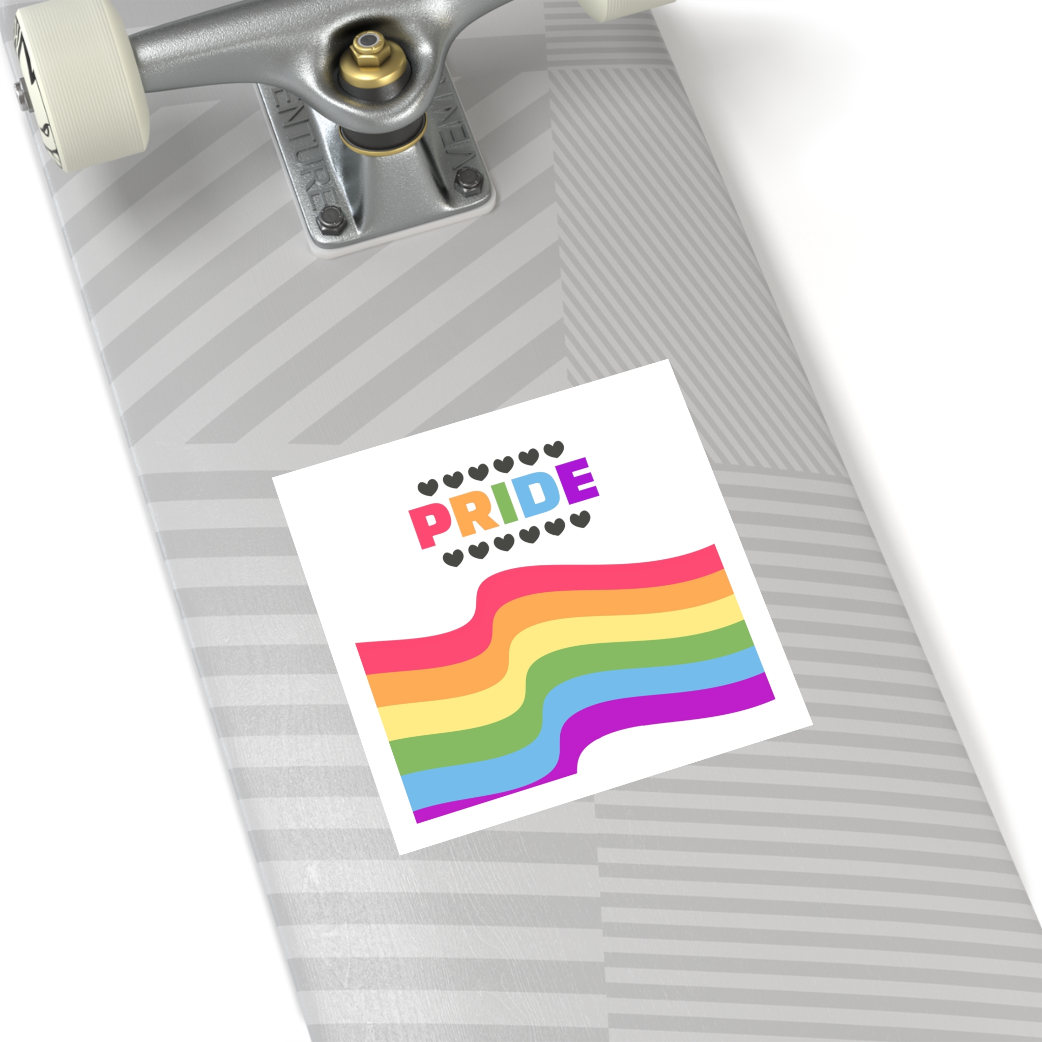 Pride Background With Flag Lgbtq Pride Laminate Stickers Square - Image 48