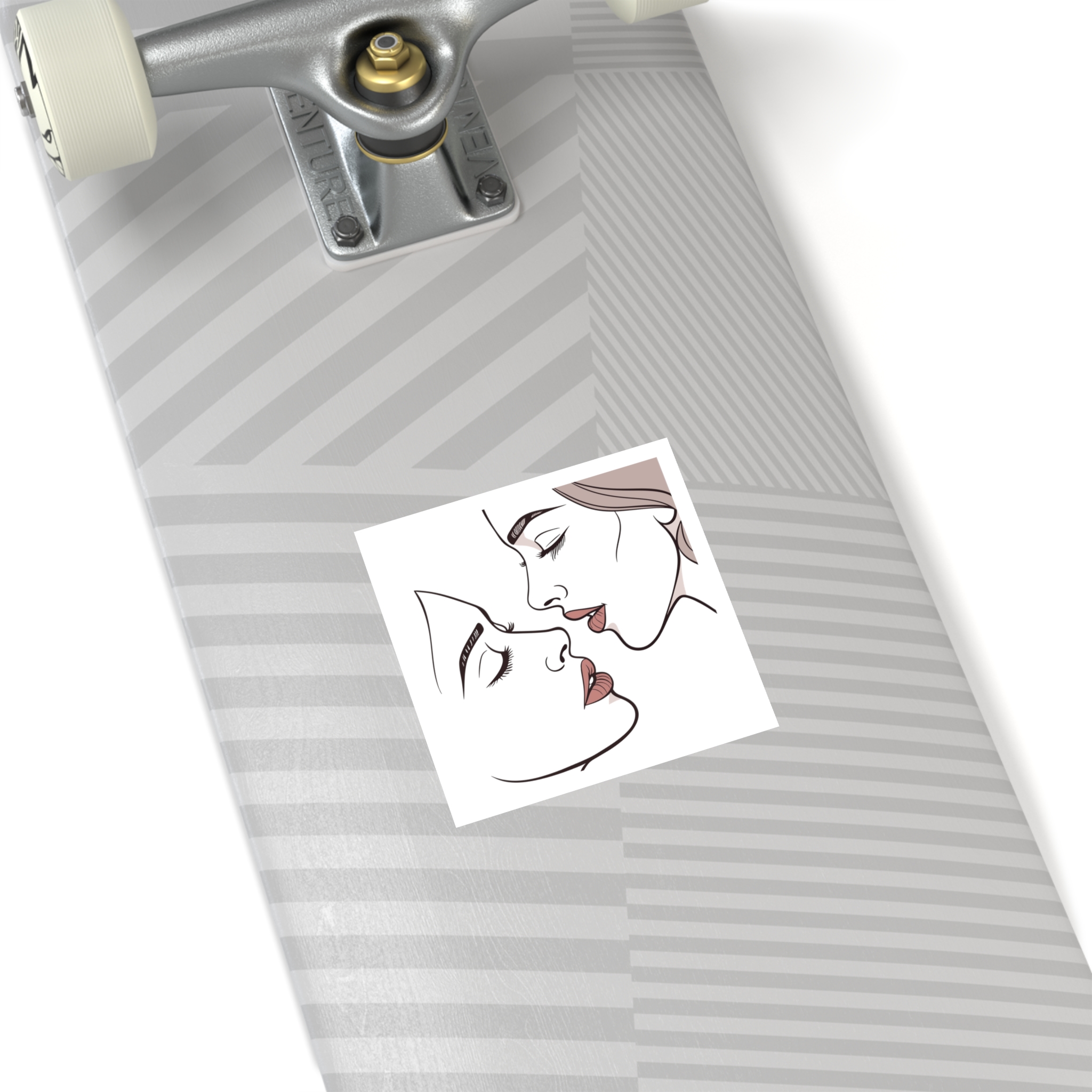 Perfect Lip Set Open Close Smooches (1) Laminate Stickers Square - Image 20