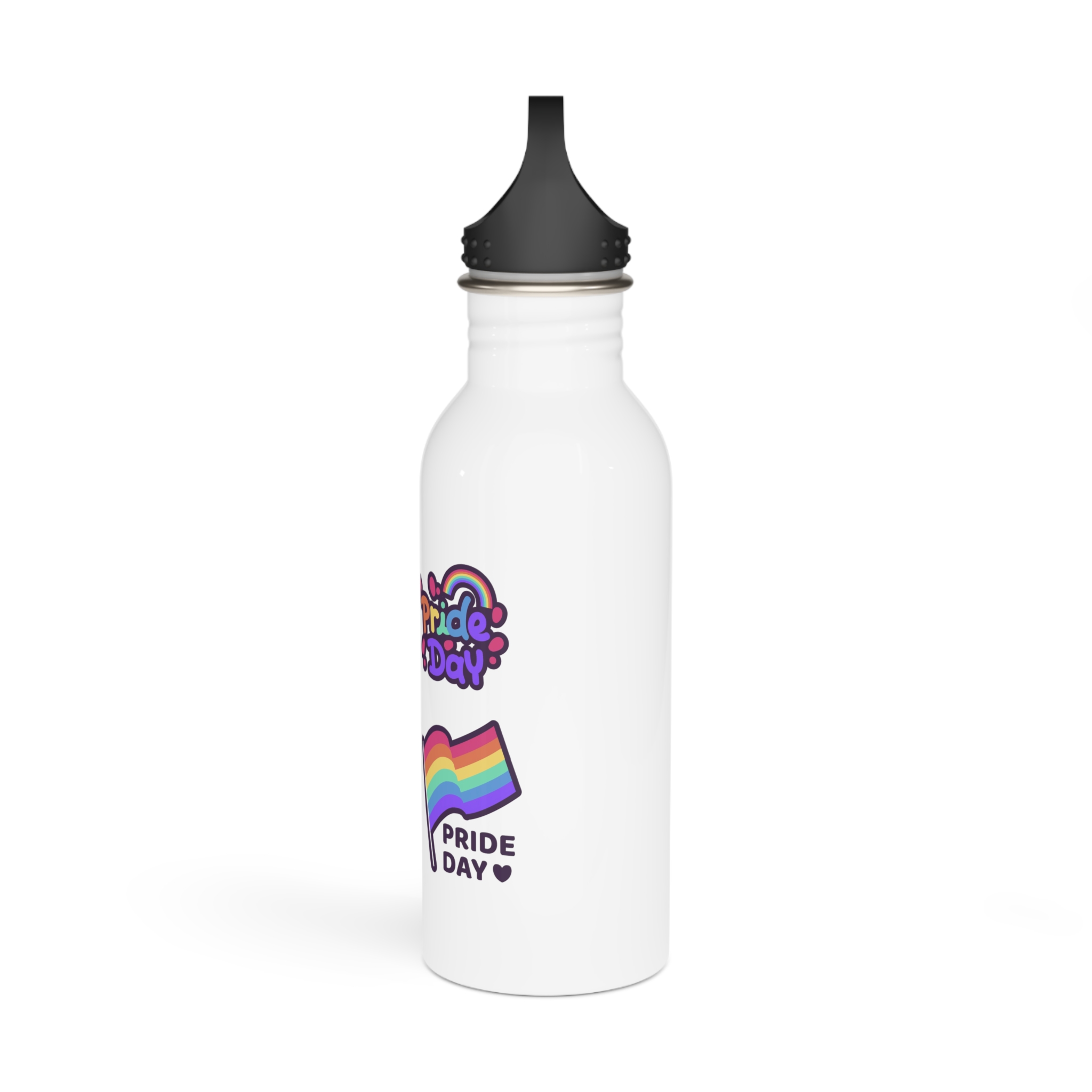 Labels With Pride Day Event Stainless Steel Water Bottle - Image 4