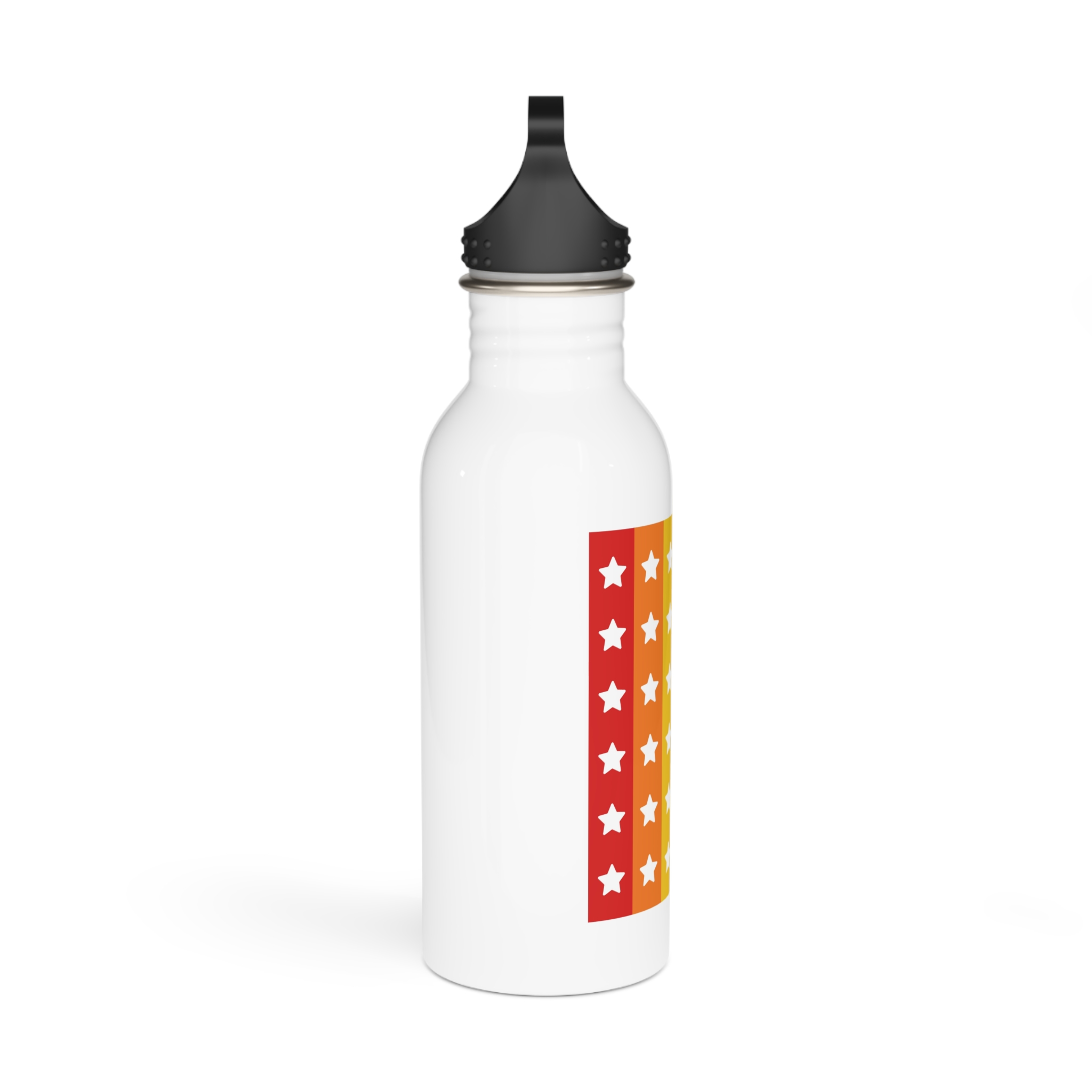 Lgbt Pride Month June Lesbian Gay Bisexual Transgender Lgbtq Flag Rainbow Vector(3) (1) Stainless Steel Water Bottle - Image 2