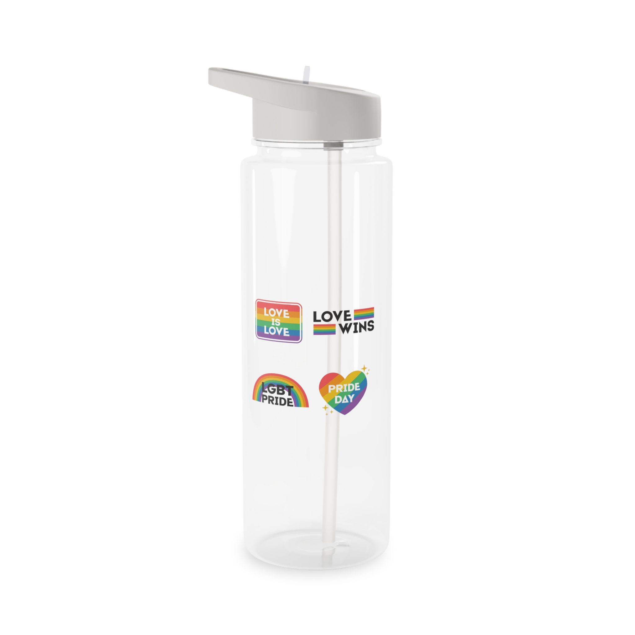 Pride Day Label Collection Design Tritan Water Bottle - Image 5