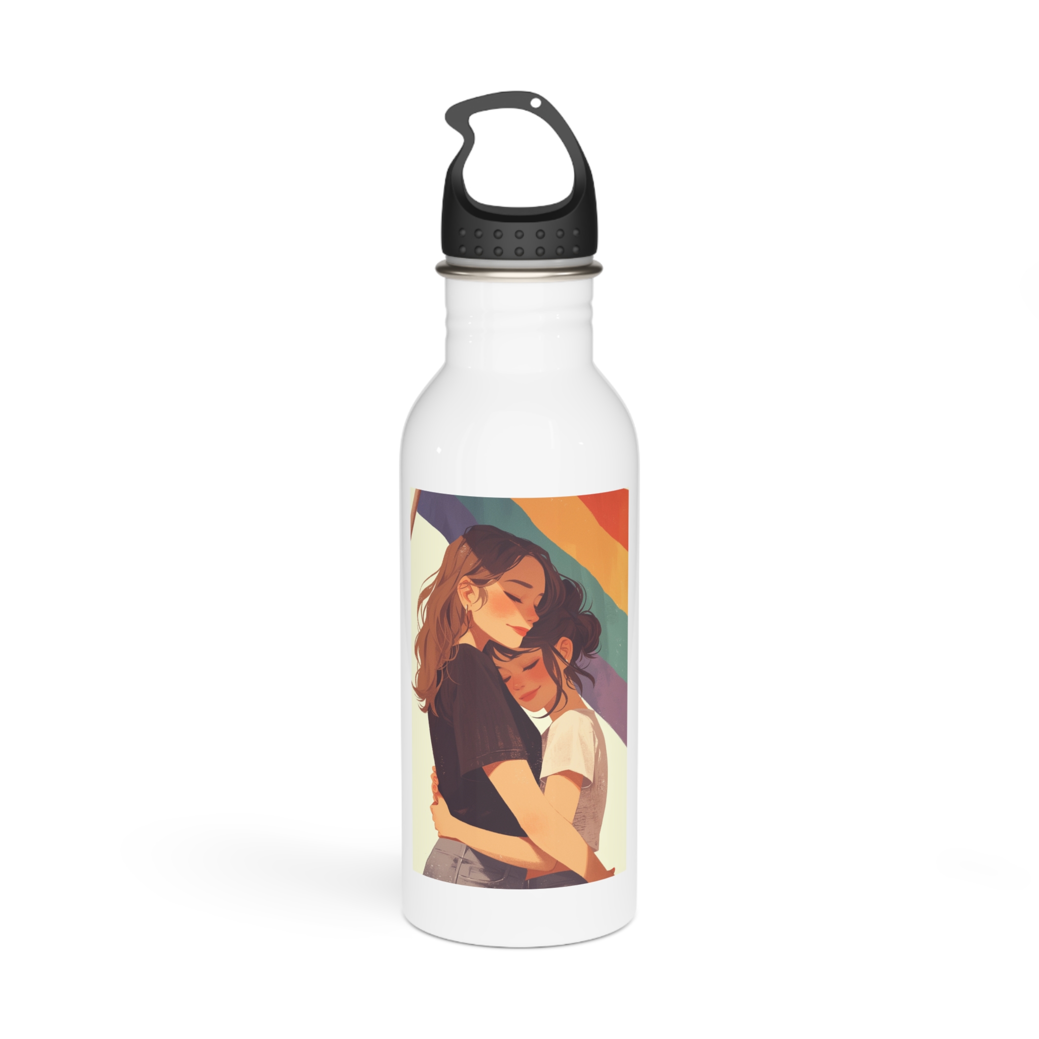 Lesbian Pride Design 58918A Stainless Steel Water Bottle