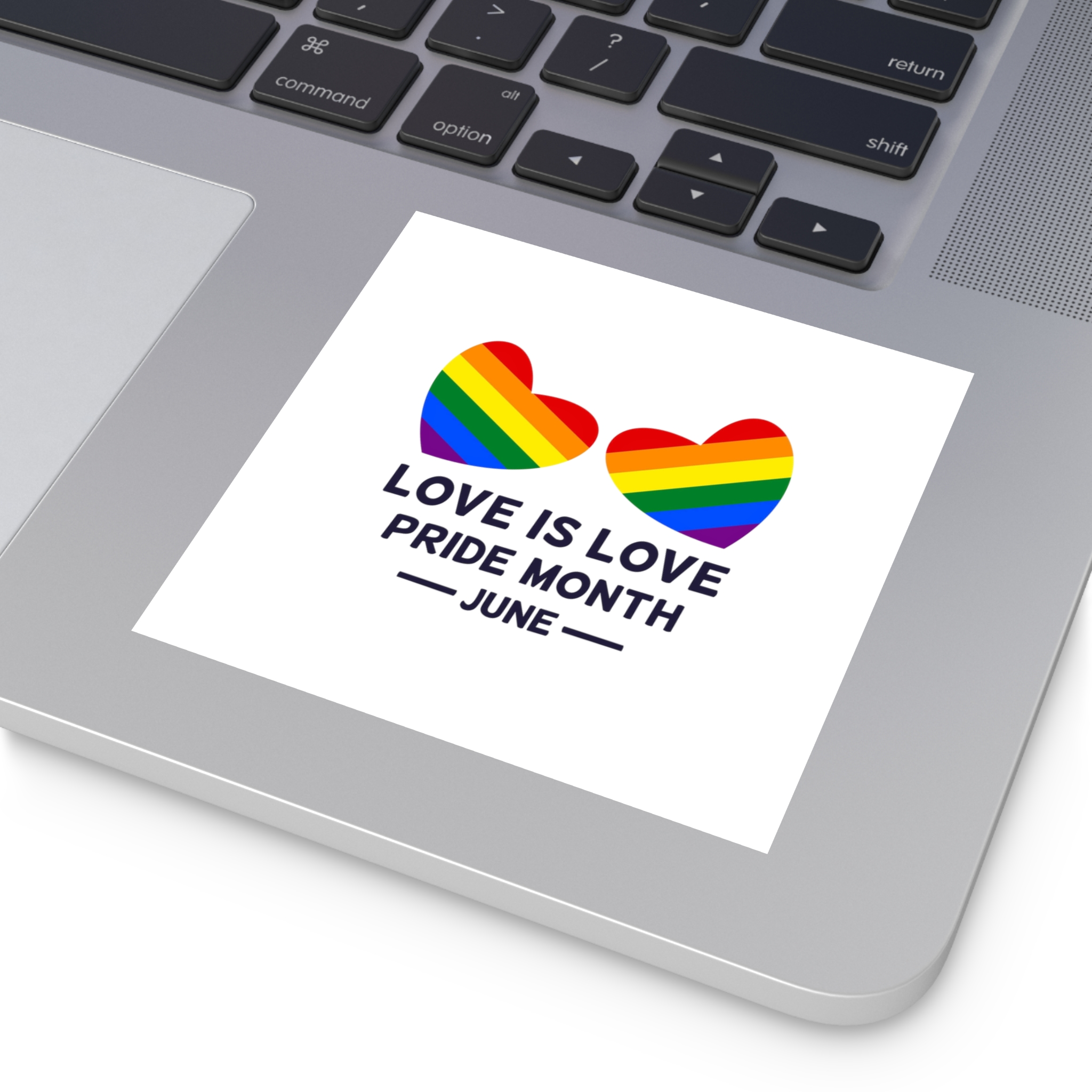 Lgbtq Pride Month June Every Year Rainbow Sign Pride Community Design Banner Poster Card Background Template Laminate Stickers Square - Image 27