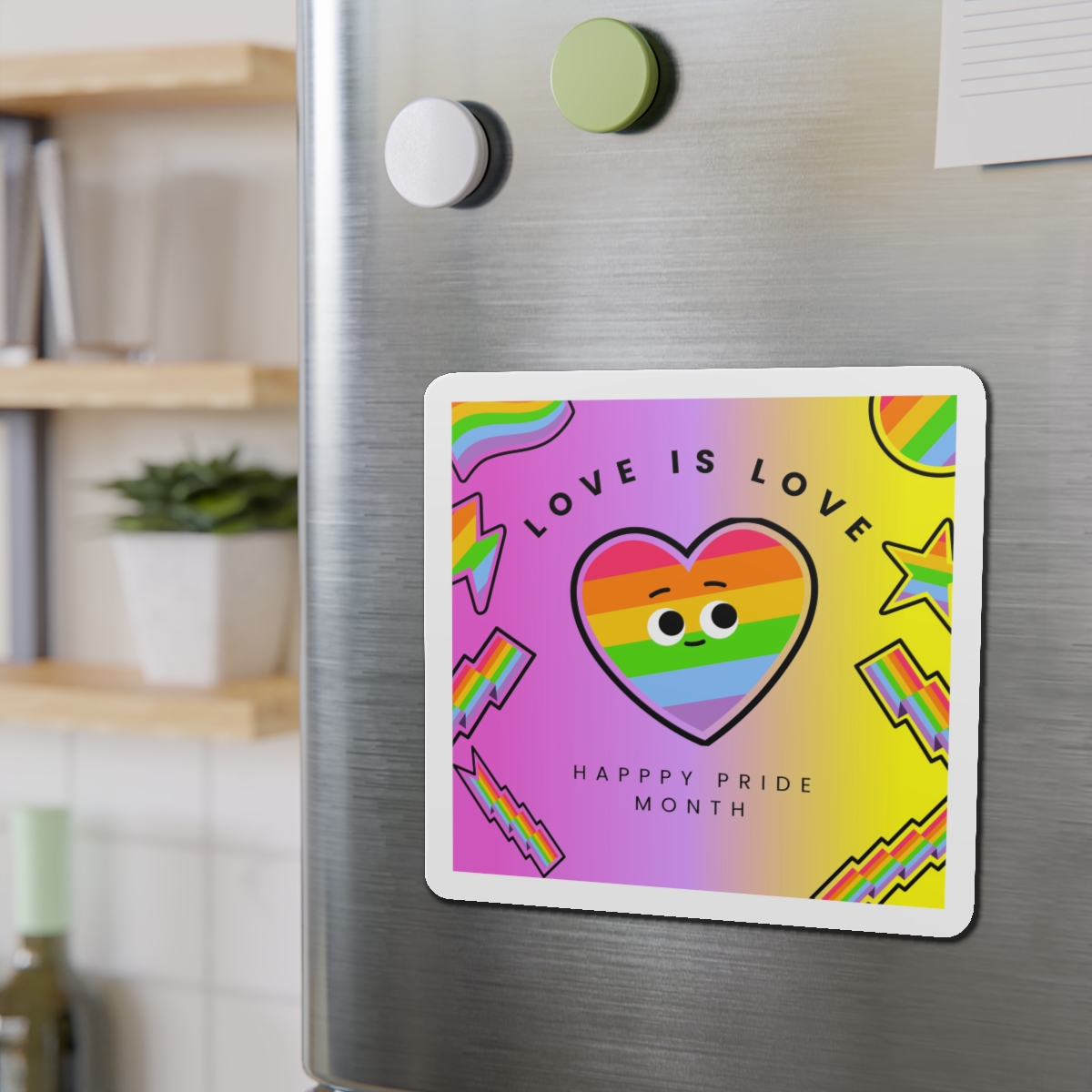 Free Vector Colorful Pride Month Die Cut Magnets - Image 15